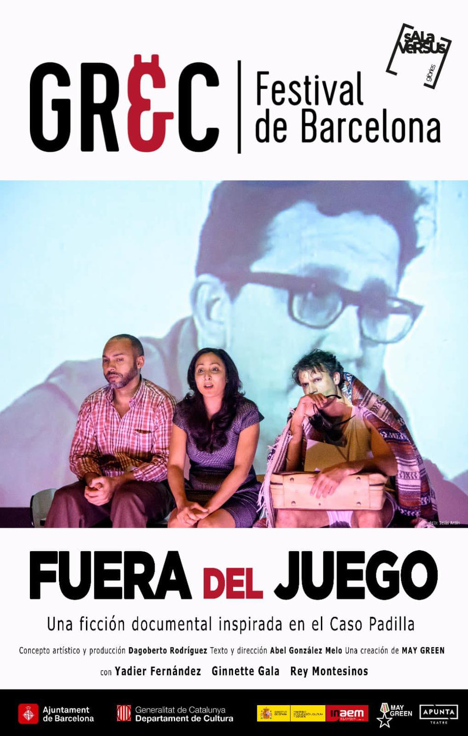 El profesor, investigador y actor Rey Montesino estrena en el Festival GREC de Barcelona