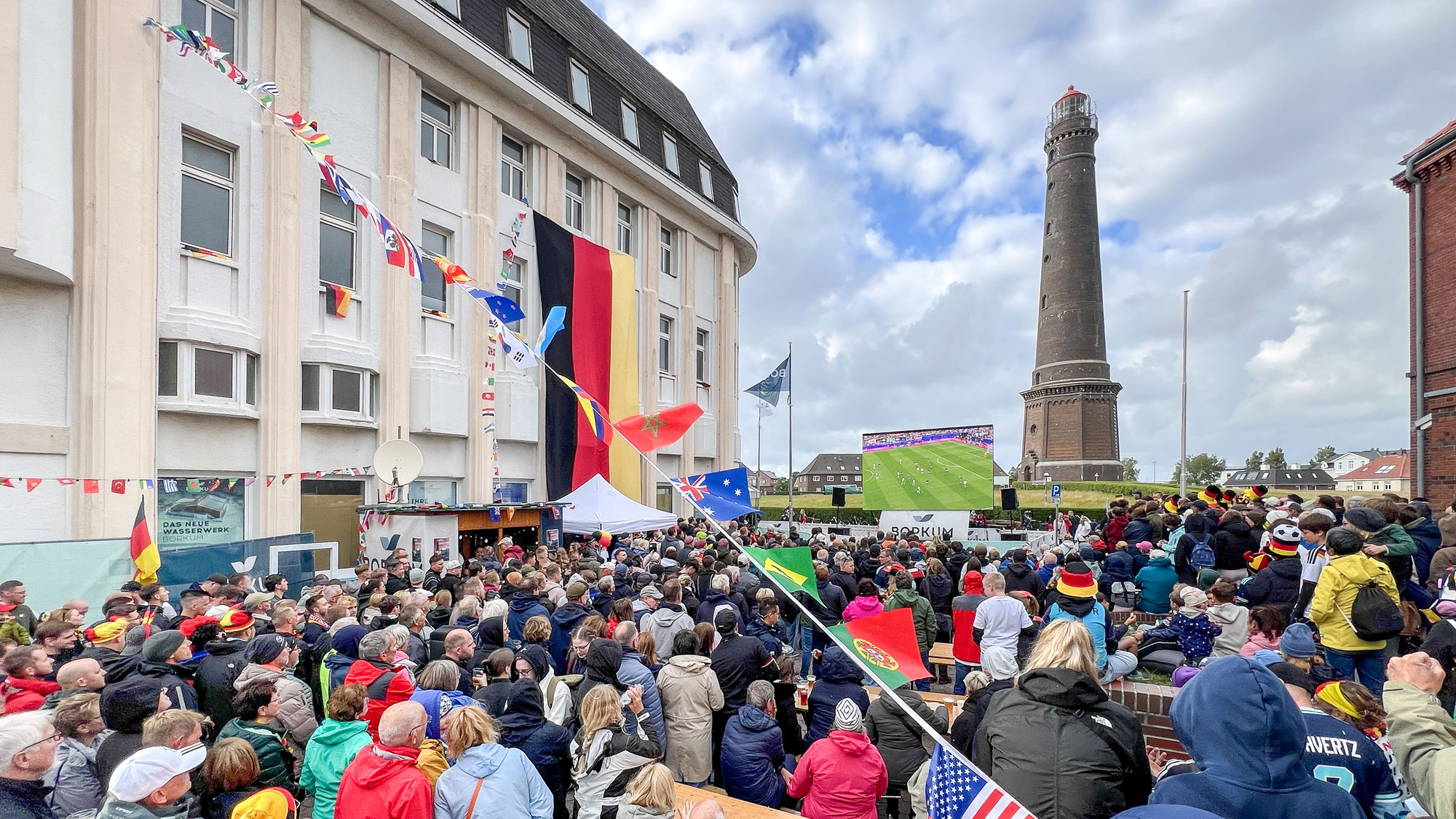 WM-Fieber am Neuen Leuchtturm