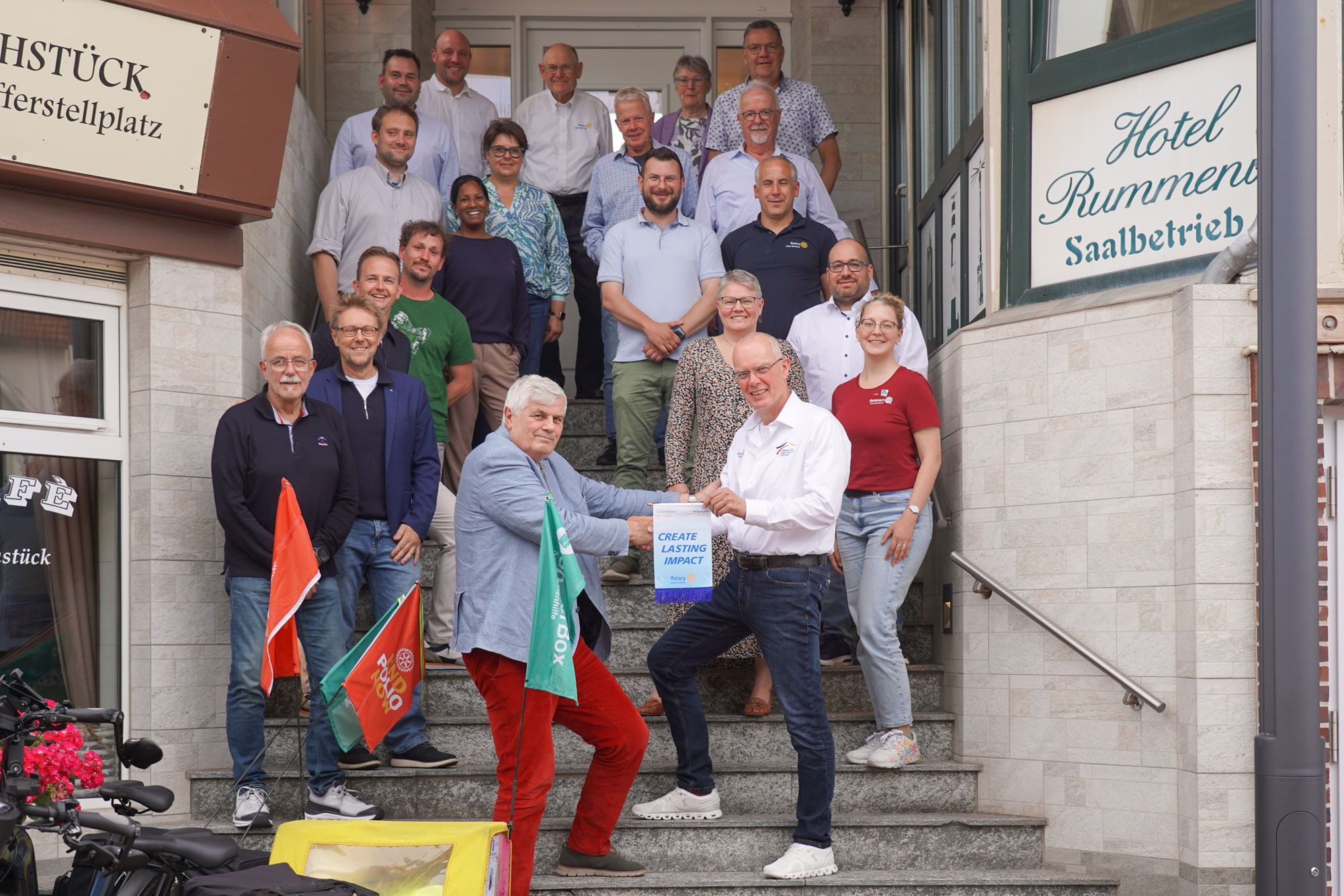 Präsidentenwechsel bei den Borkumer Service-Clubs