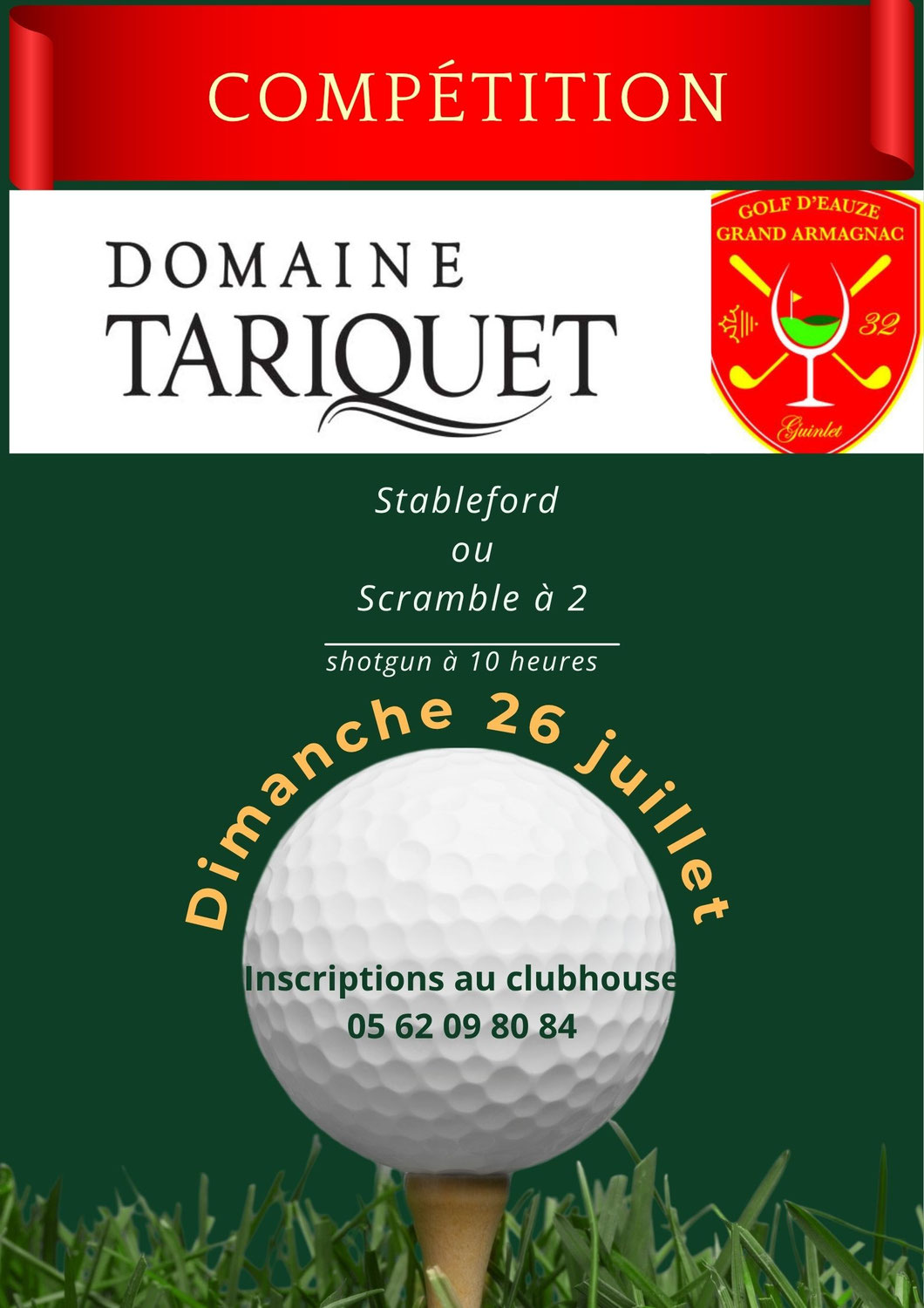 Compétition Domaine Tariquet SHOTGUN 10 H