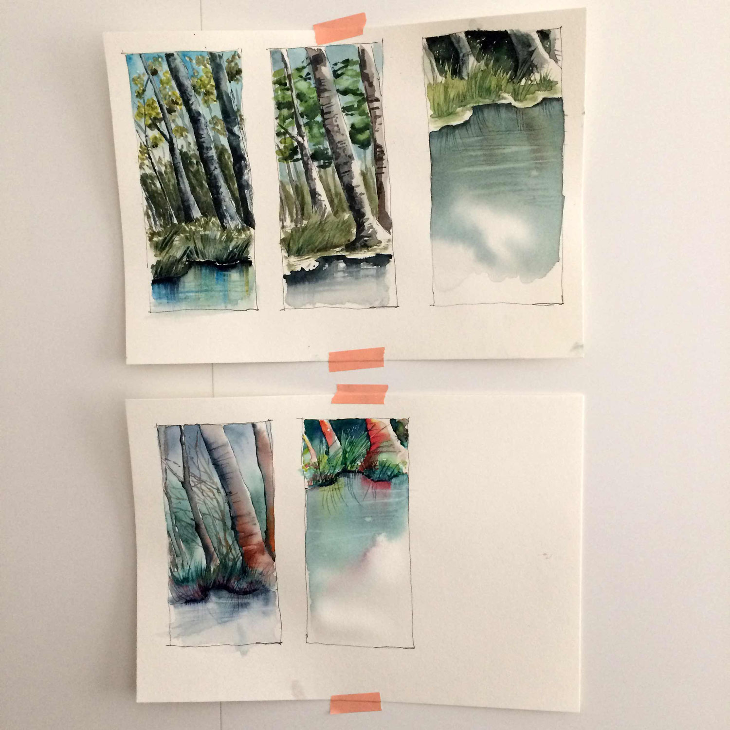 Mein bester Aquarelltipp - Landschaftsaquarell