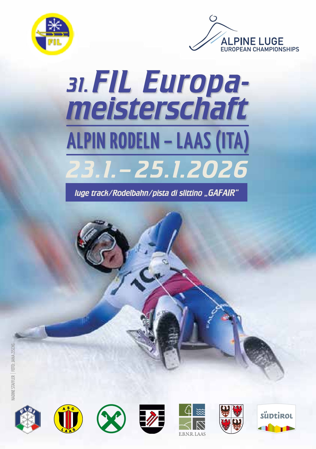 Europameisterschaft im Alpin Rodeln