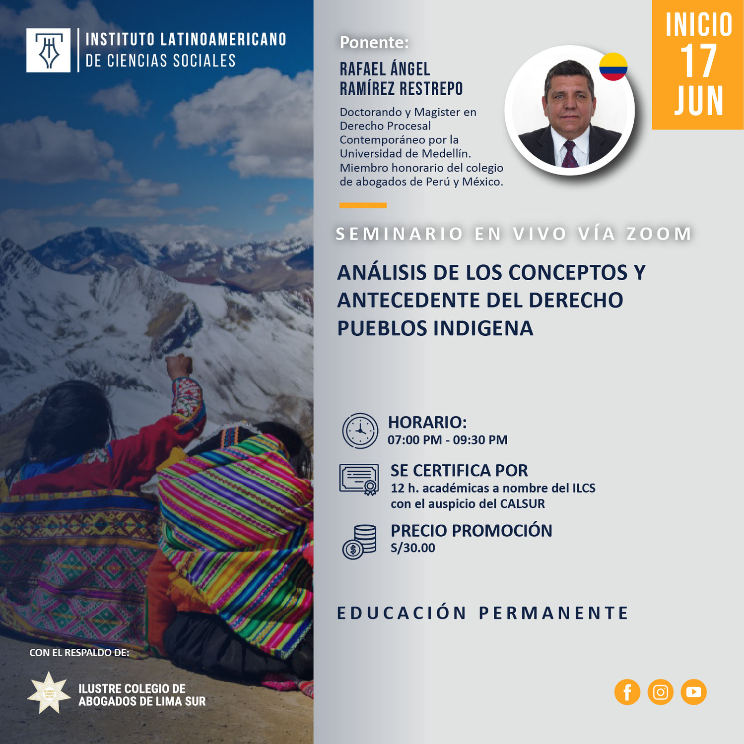 Seminario especializado: Análisis de los conceptos y antecedentes del derecho de Pueblos Indígenas (Perú)