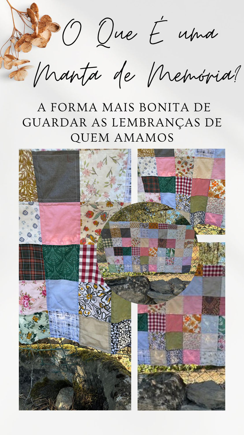 O Que É uma Manta de Memória? A Forma Mais Bonita de Guardar as Lembranças de Quem Amamos