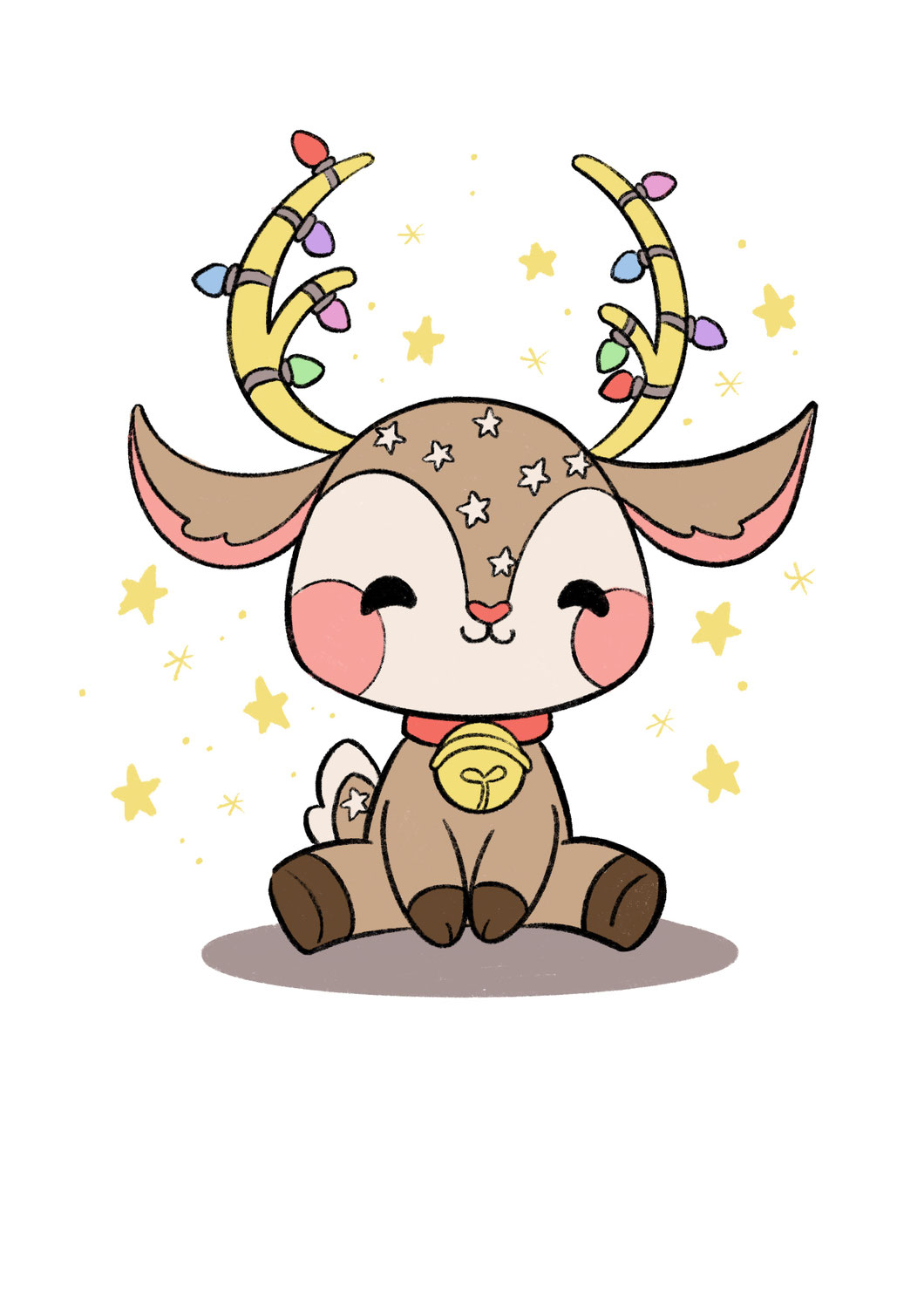 3 Kawaii Weihnachtsbilder zum Nachmalen: Süß und einfach gemacht!