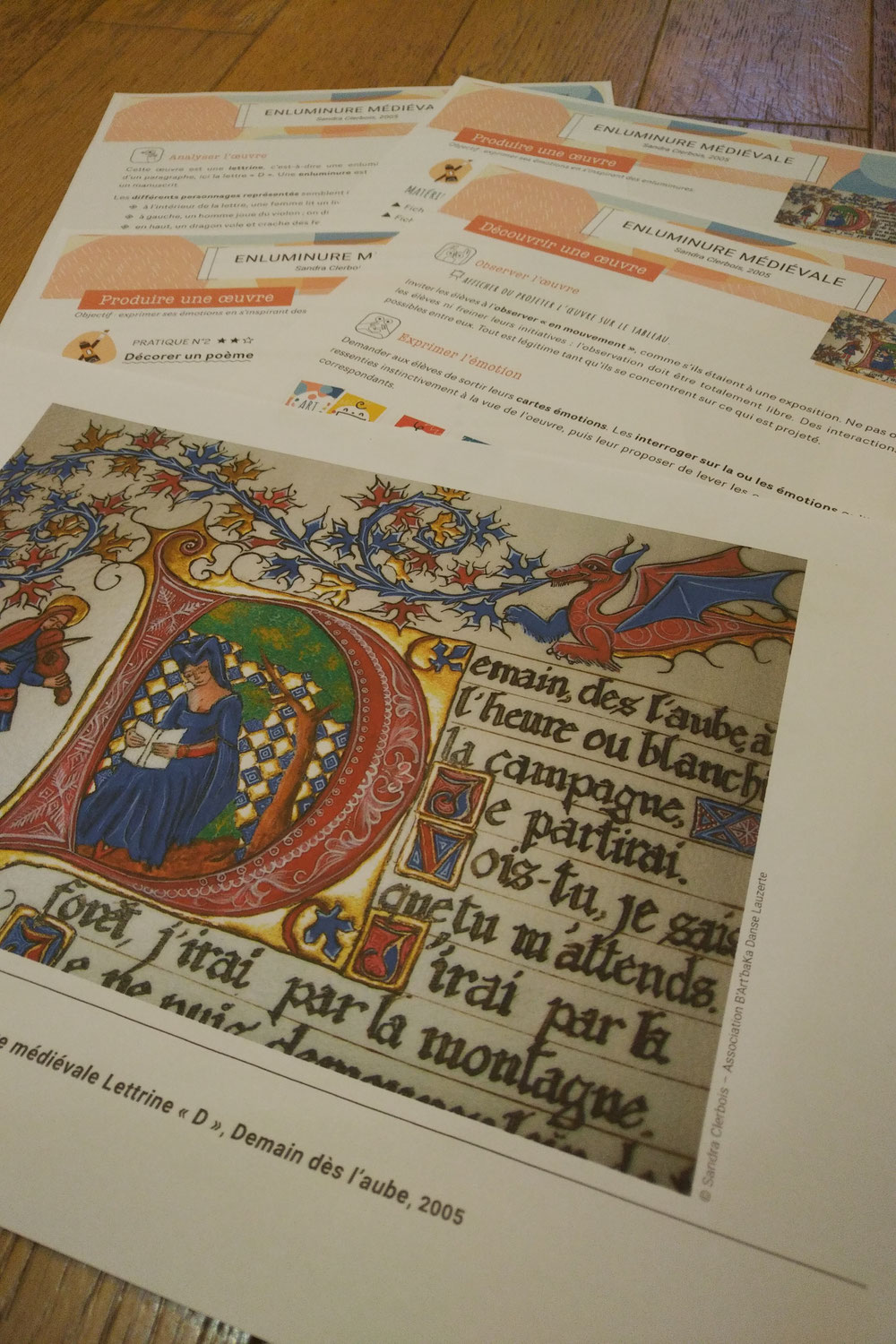 Mon Enluminure de Victor Hugo, Source d’Inspiration Pédagogique avec les éditions Jocatop