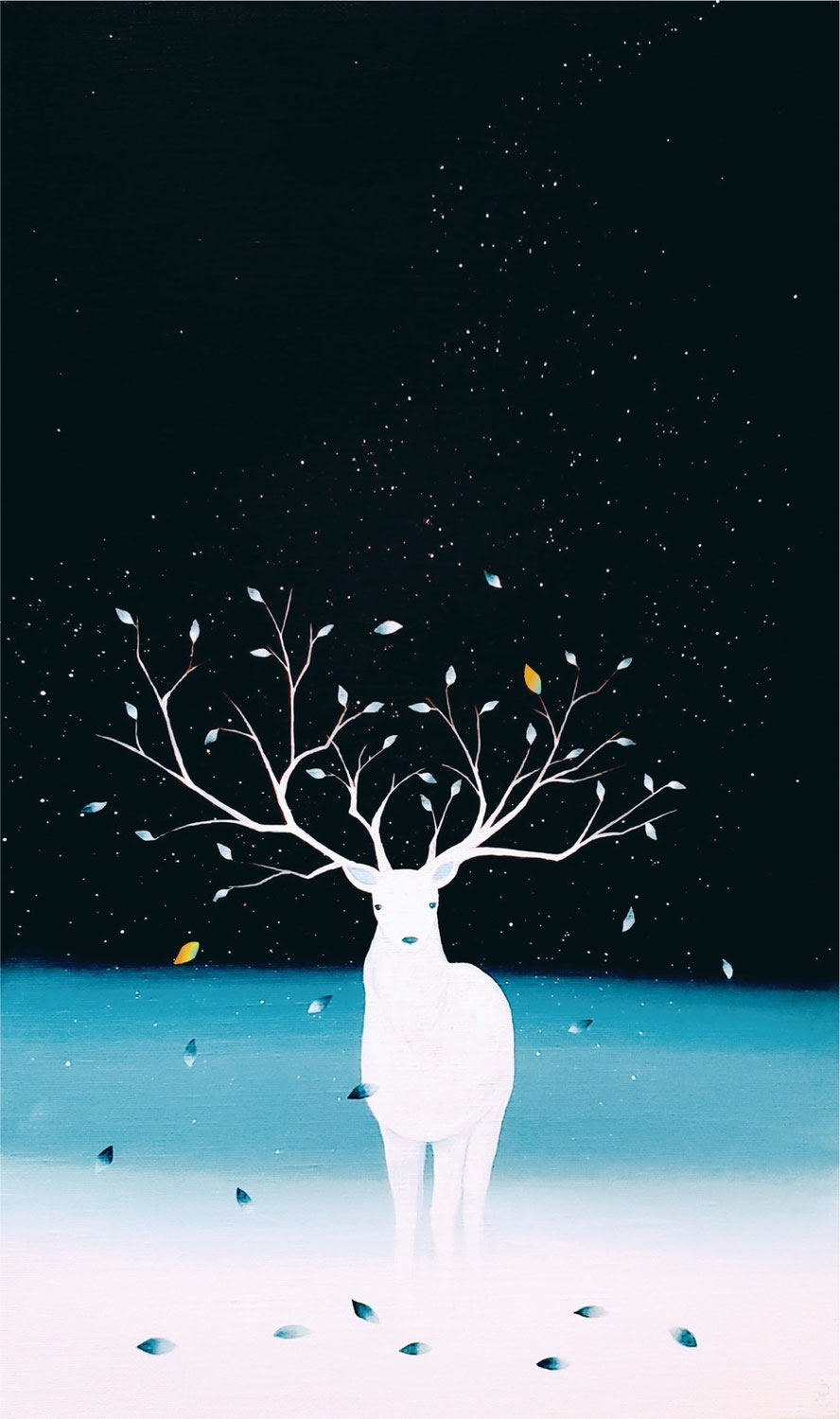 絵画　分部佳英 油彩　「夢未来」 EXHIBITION 展覧会 - 銀座・創英ギャラリー