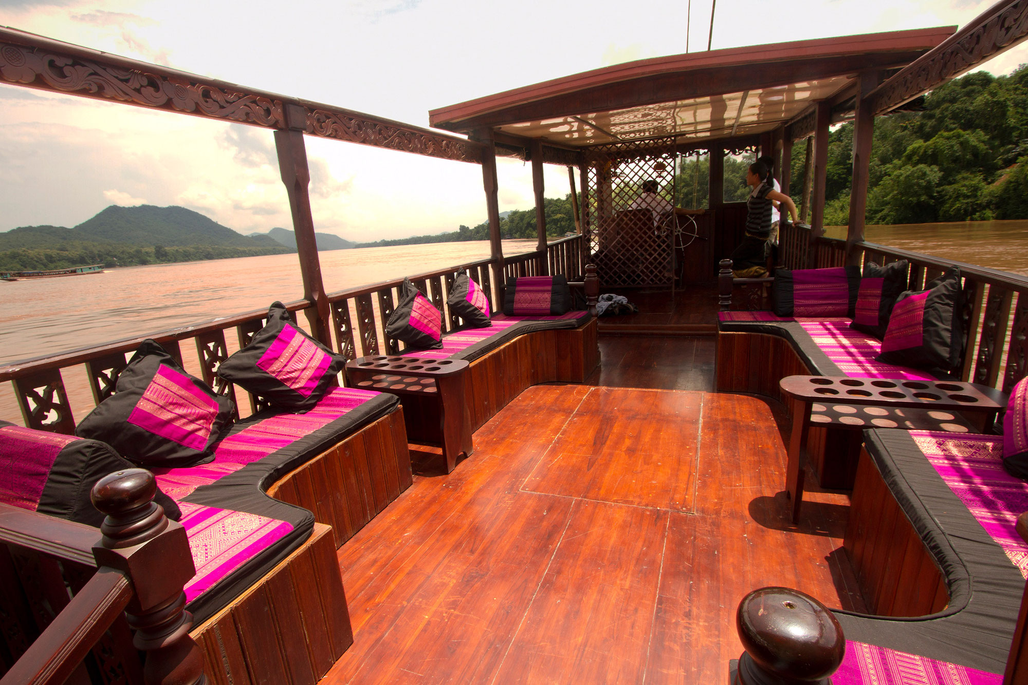 Mit dem Slowboat auf dem Mekong