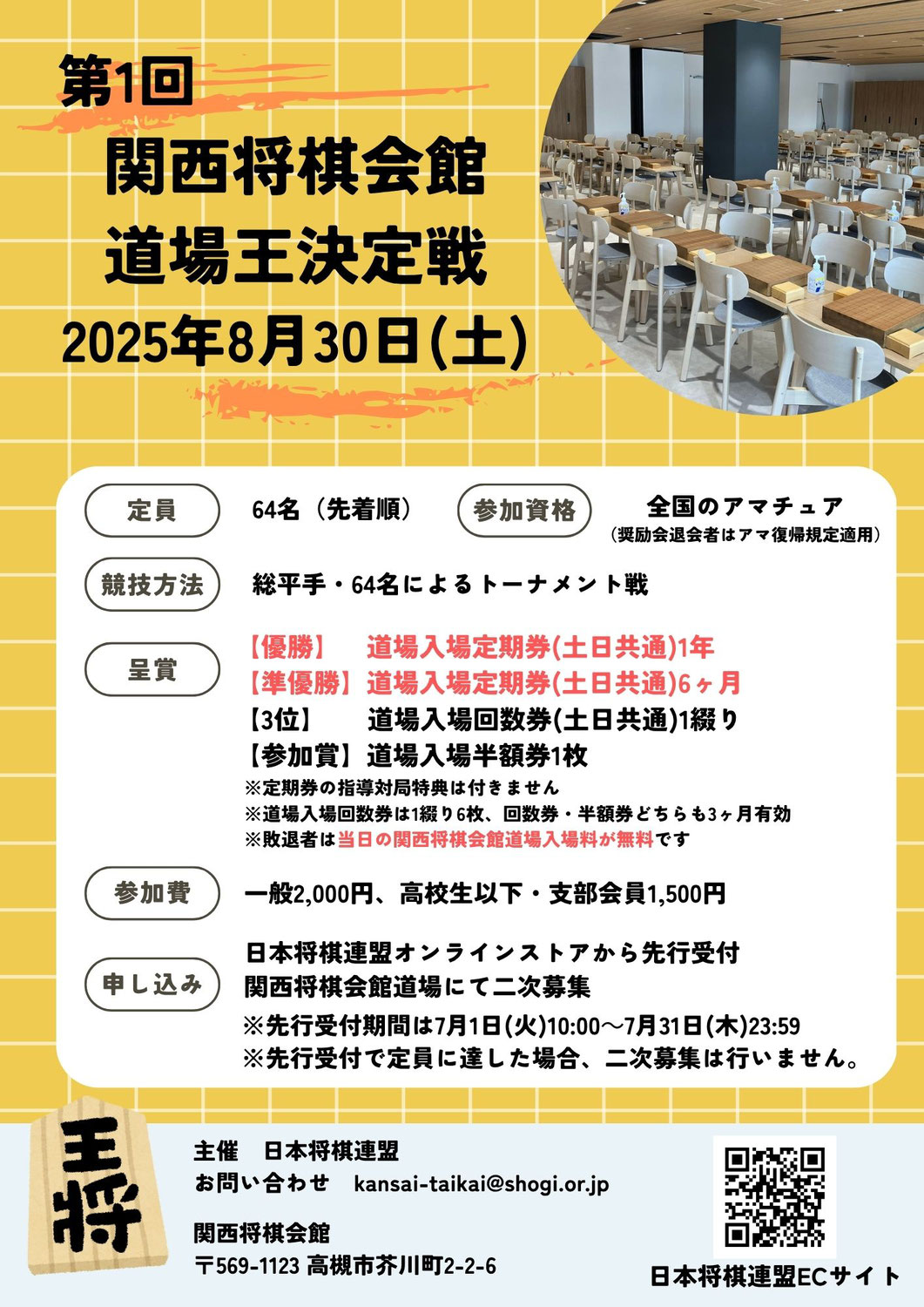 第1回関西将棋会館道場王決定戦