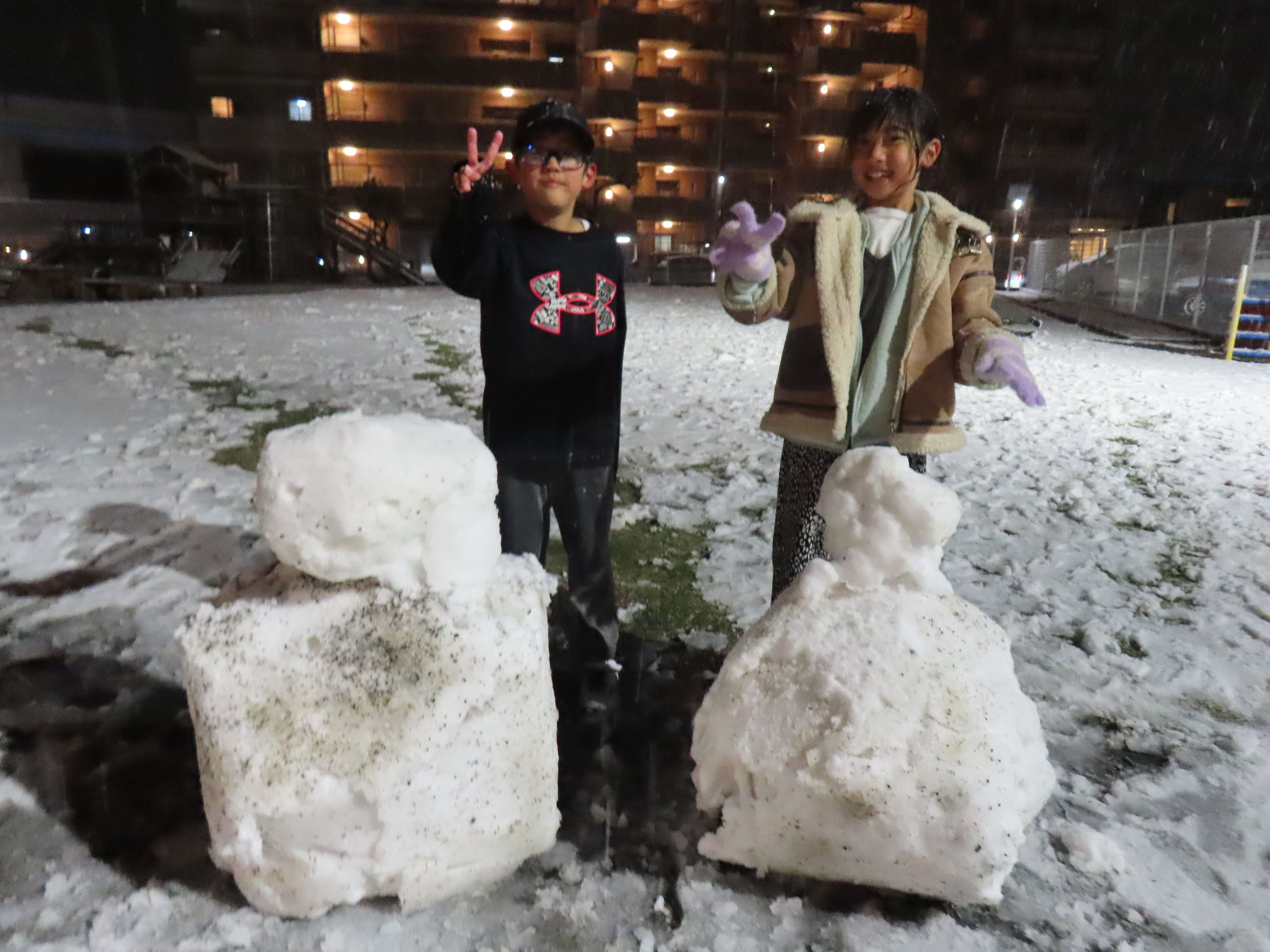 雪だぁ～！