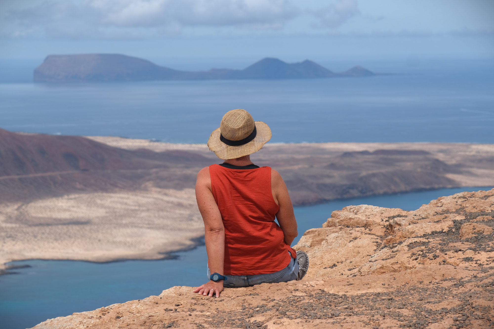 Kanaren - La Graciosa mit dem Segelboot