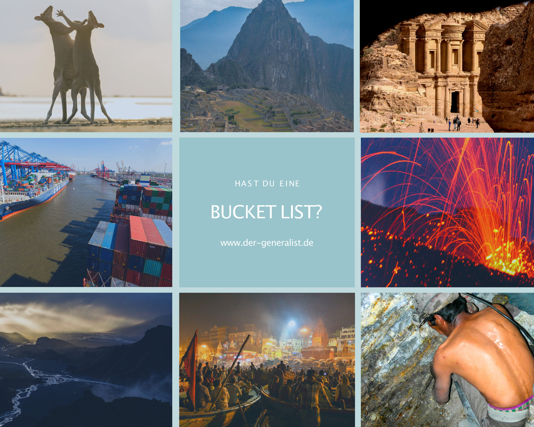 Hast du eine bucket list?