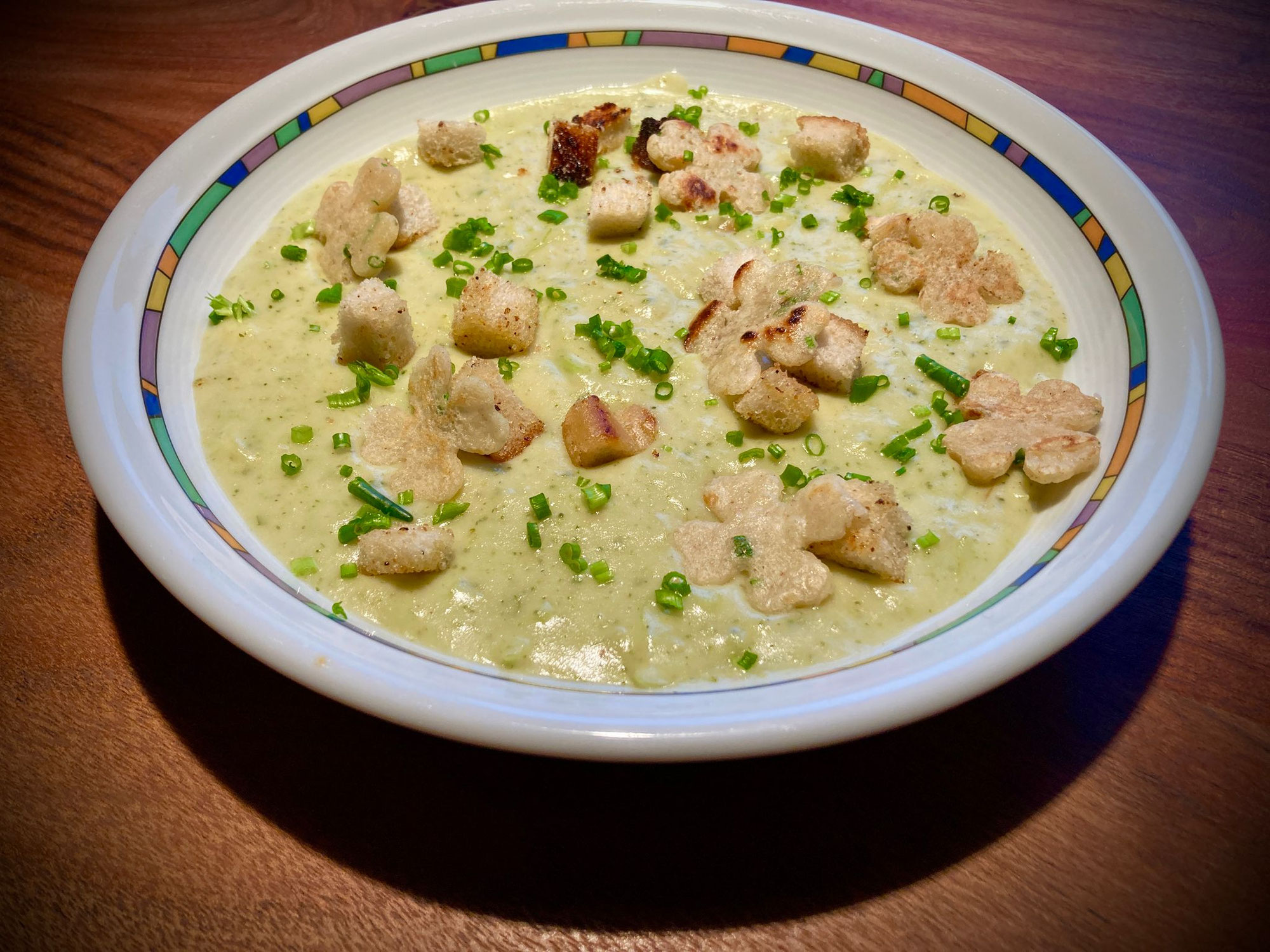 Käse-Lauchcreme-Suppe