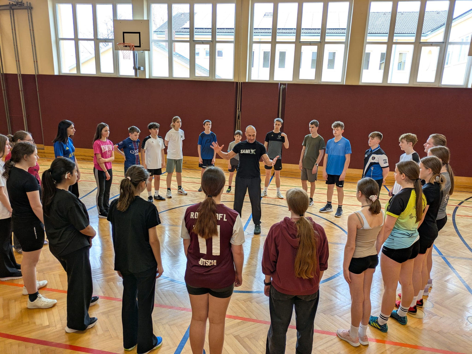 Selbstverteidigung an der MS Naarn – 4. Klassen