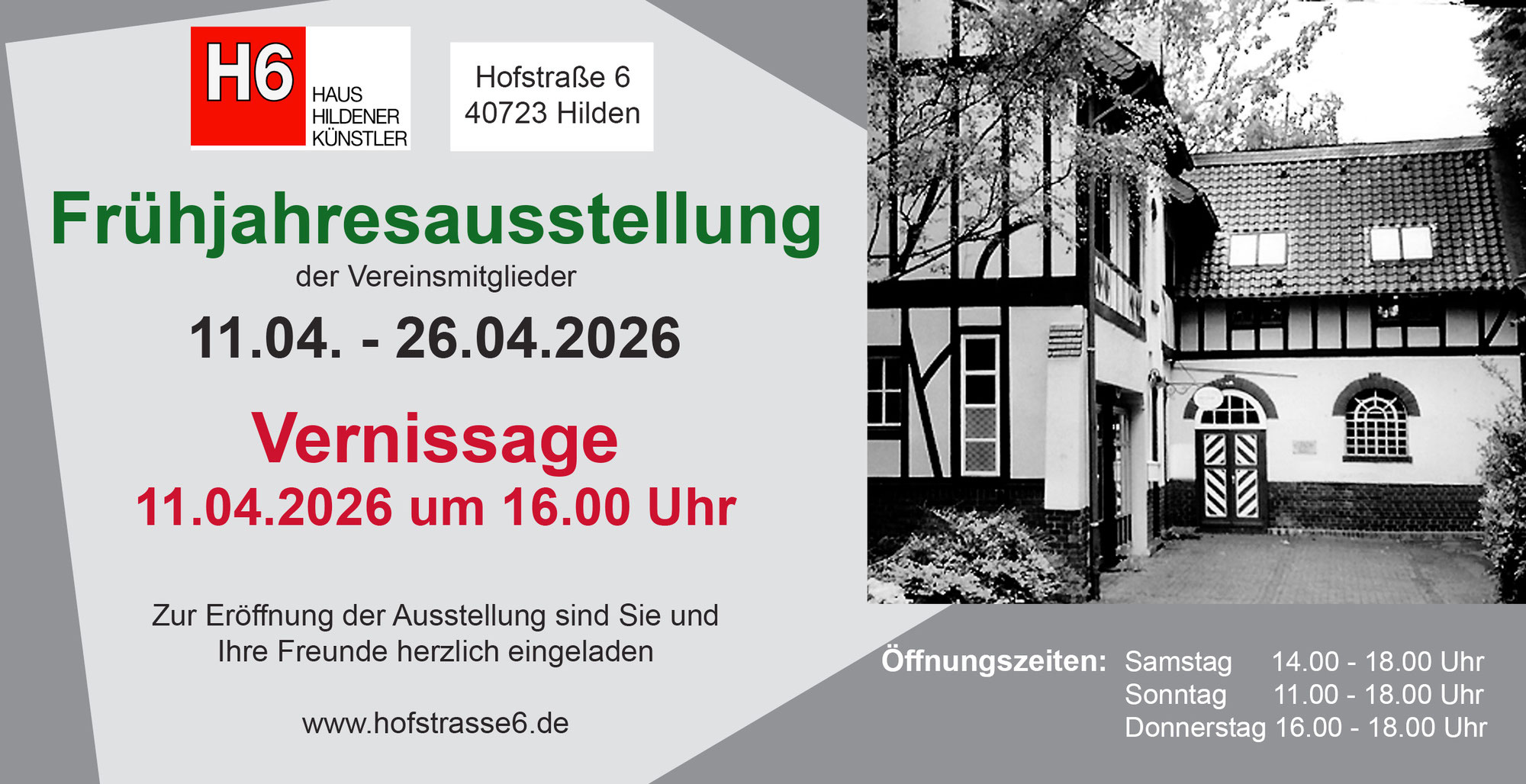 Frühjahresausstellung im H6