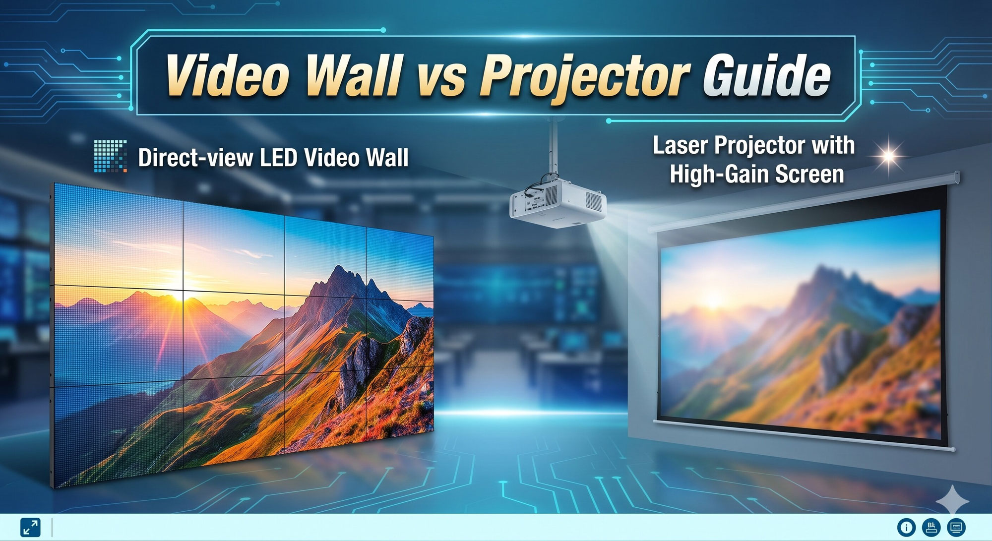 Video Wall vs Projector for AV Integrators: Which Solution Do Clients Prefer in 2026?
