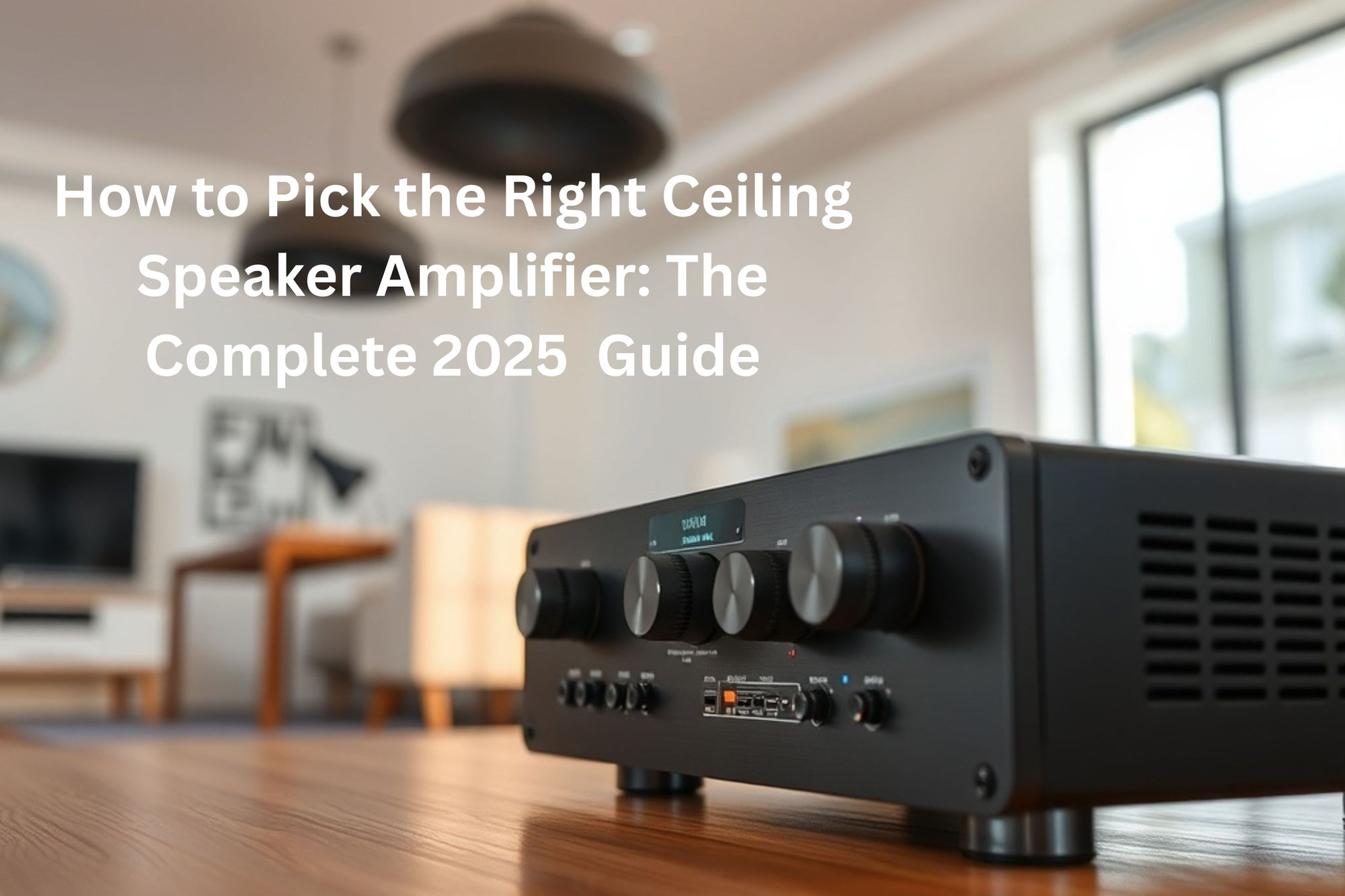 How to Pick the Right Ceiling Speaker Amplifier: The Complete 2025 Selection Guide