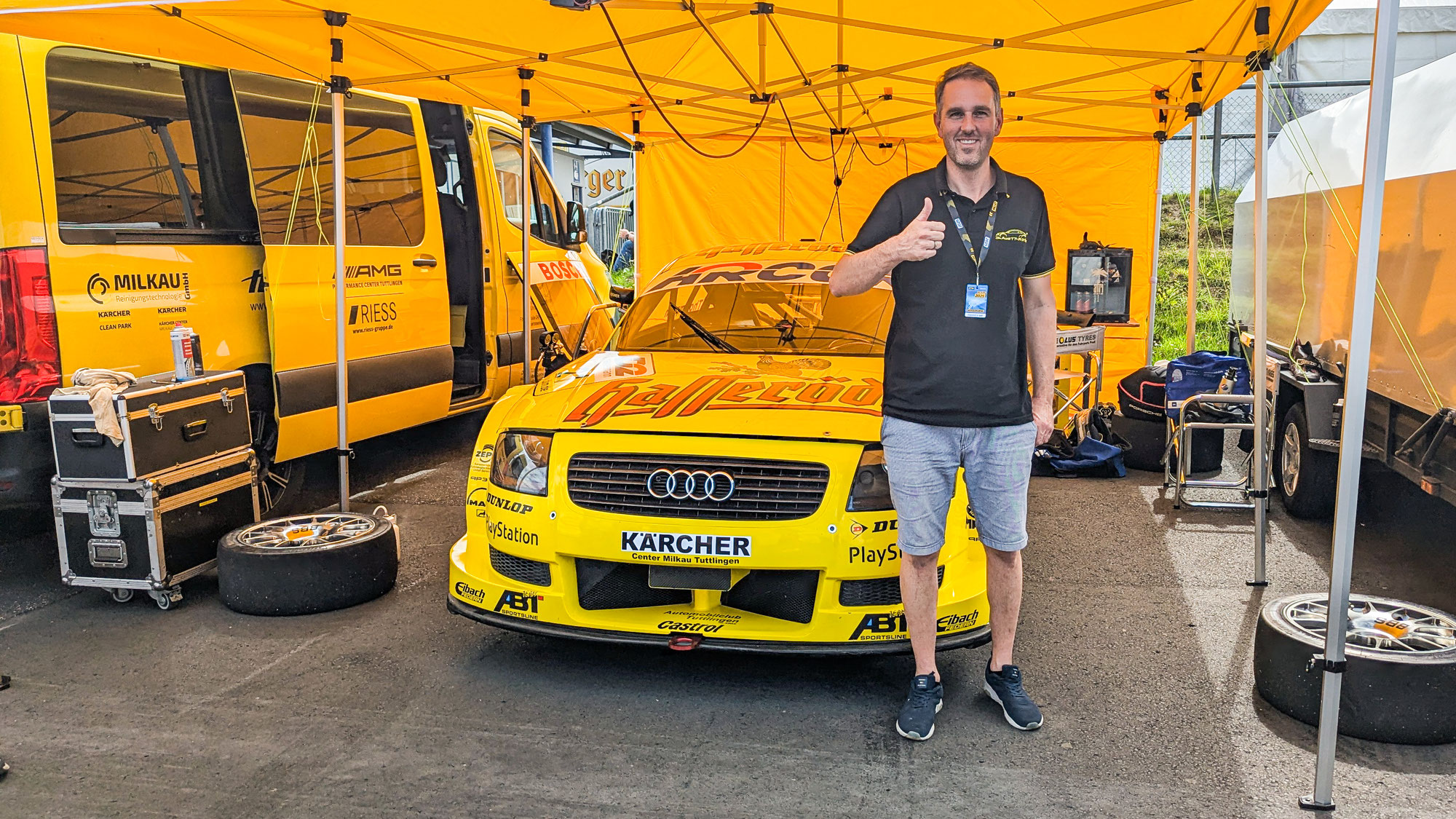 Vom Kleinanzeigen-Fund zurück auf die Rennstrecke: Ex-DTM-Audi von James Thompson begeisterte am Nürburgring