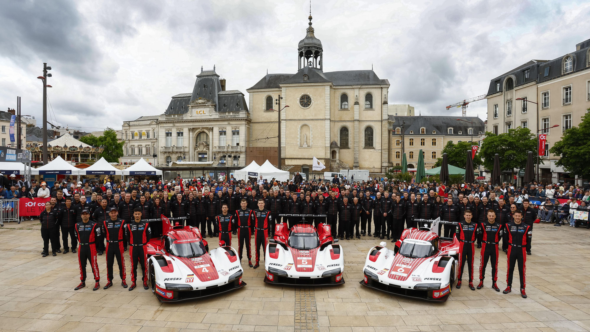 Vier Porsche 963 und drei 911 GT3 R starten beim Saison-Highlight in Le Mans
