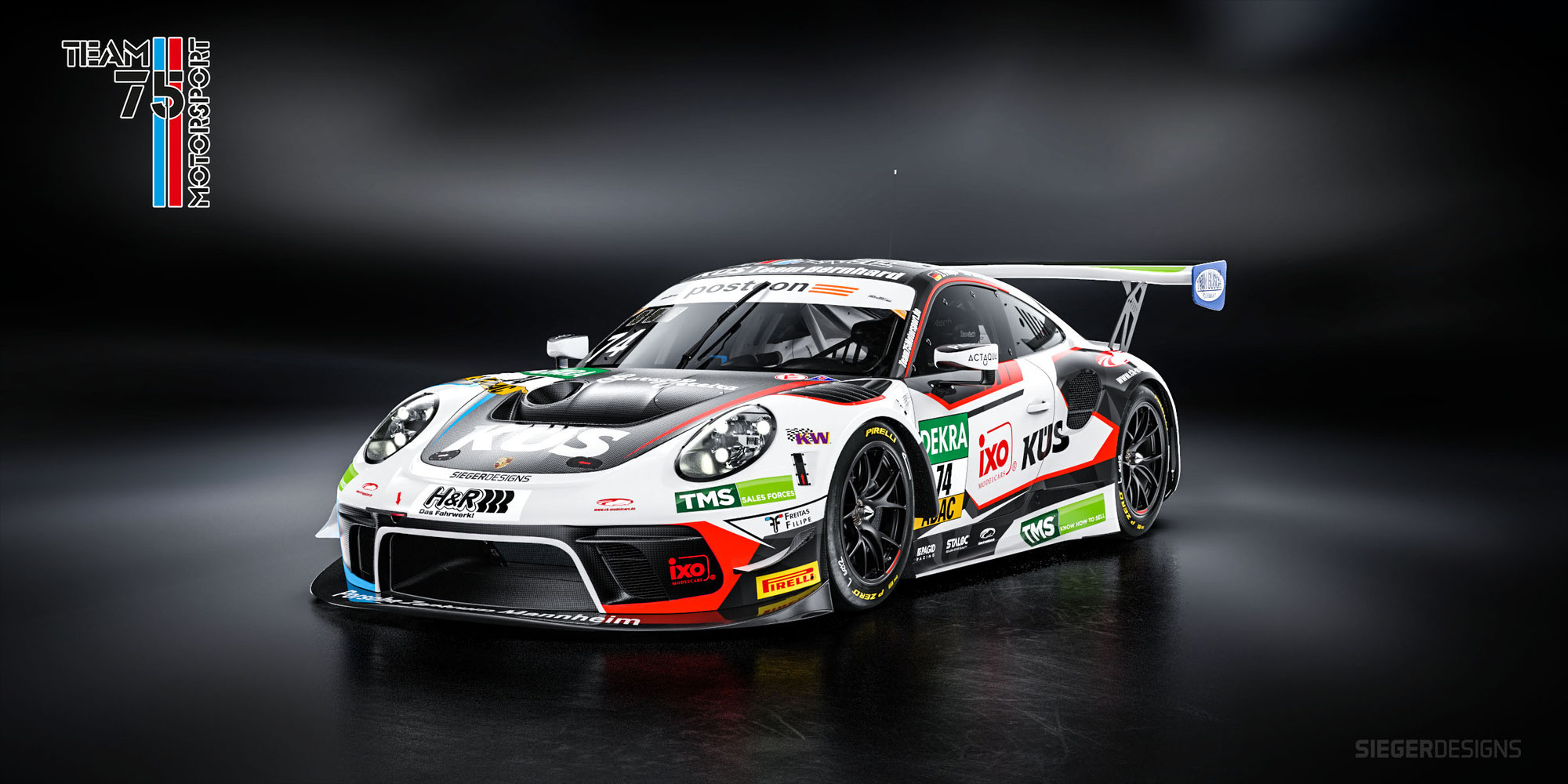 Porsche-Spezialisten im zweiten 911 GT3 R des Küs Team Bernhard