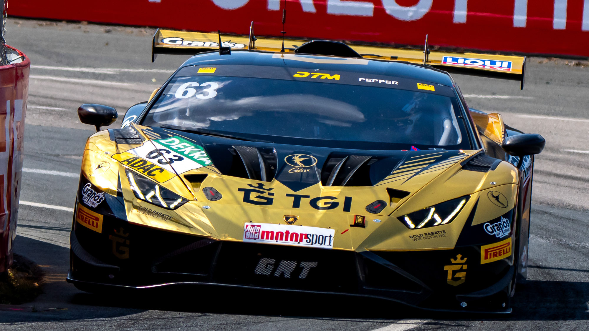 Lamborghini mit Pep: Jordan Pepper startet stark ins Norisring-Wochenende