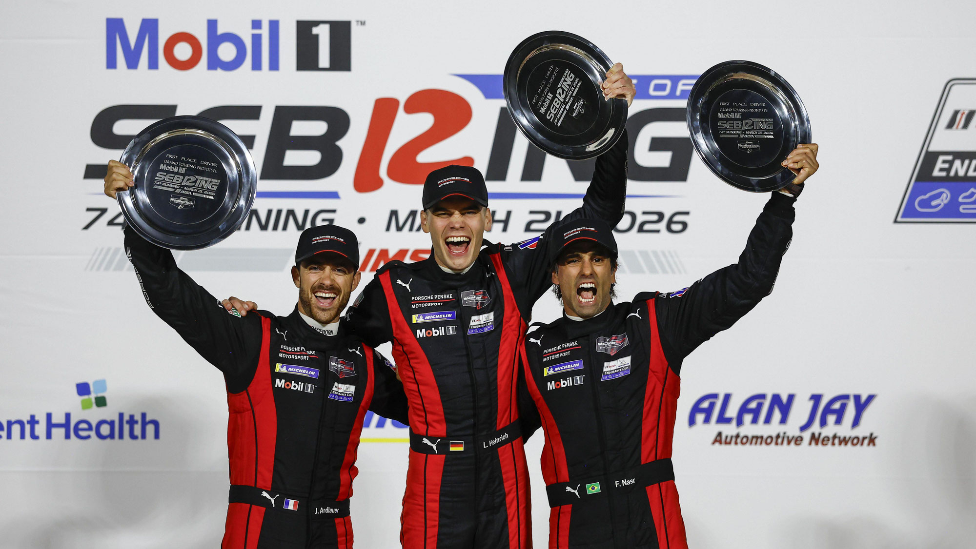  Laurin Heinrich gewinnt mit Porsche den Langstreckenklassiker in Sebring