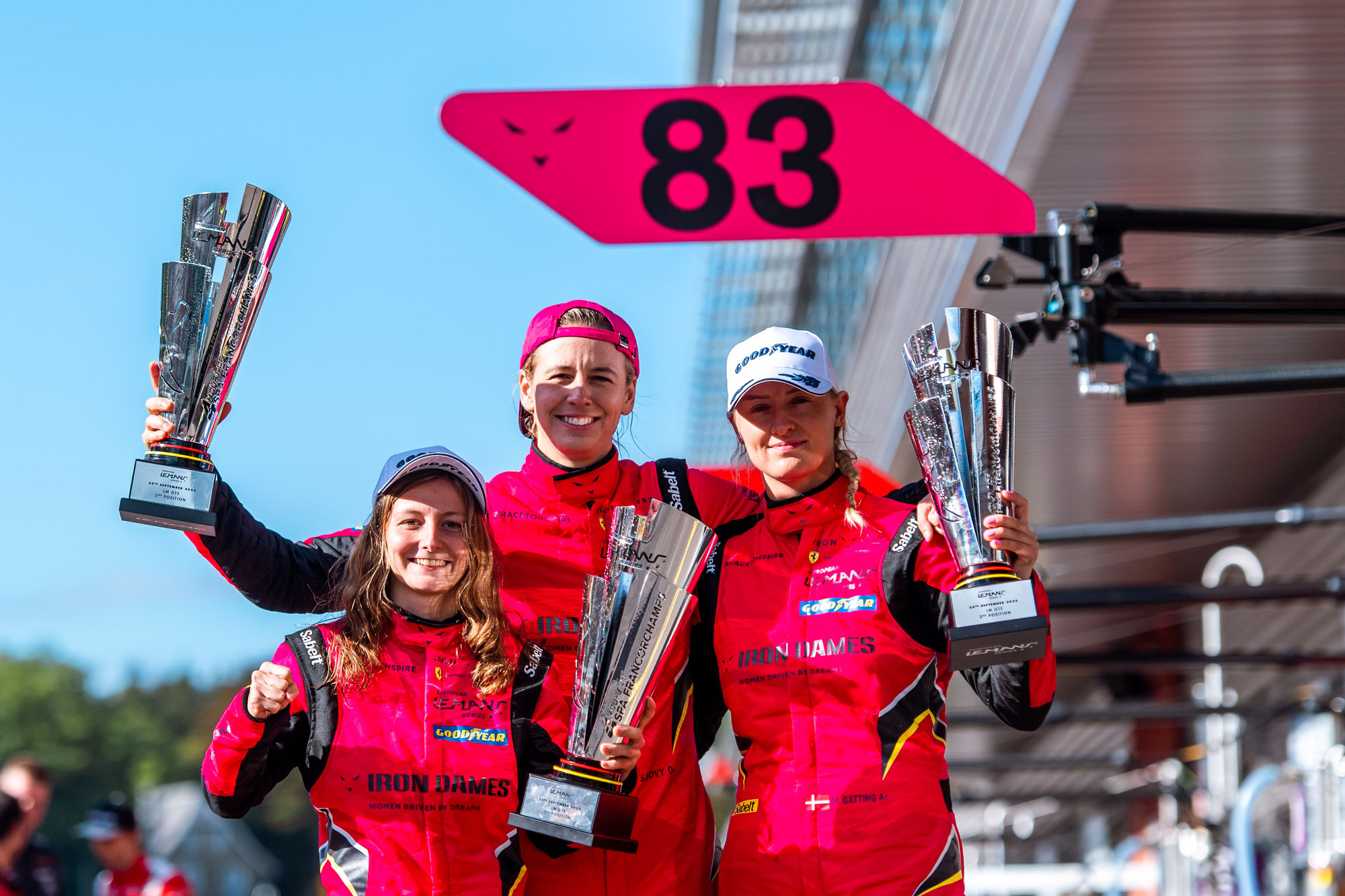 Iron Dames fahren in Spa-Francorchamps erneut auf das Podium