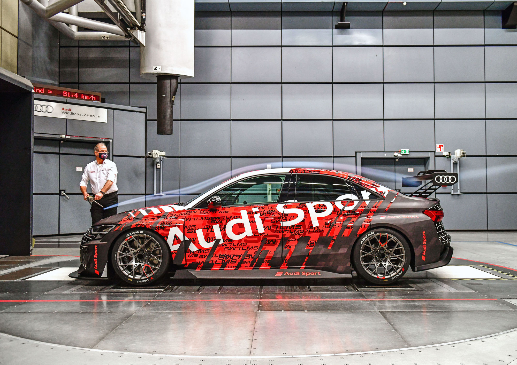 Intensive Entwicklung des neuen Audi RS 3 LMS