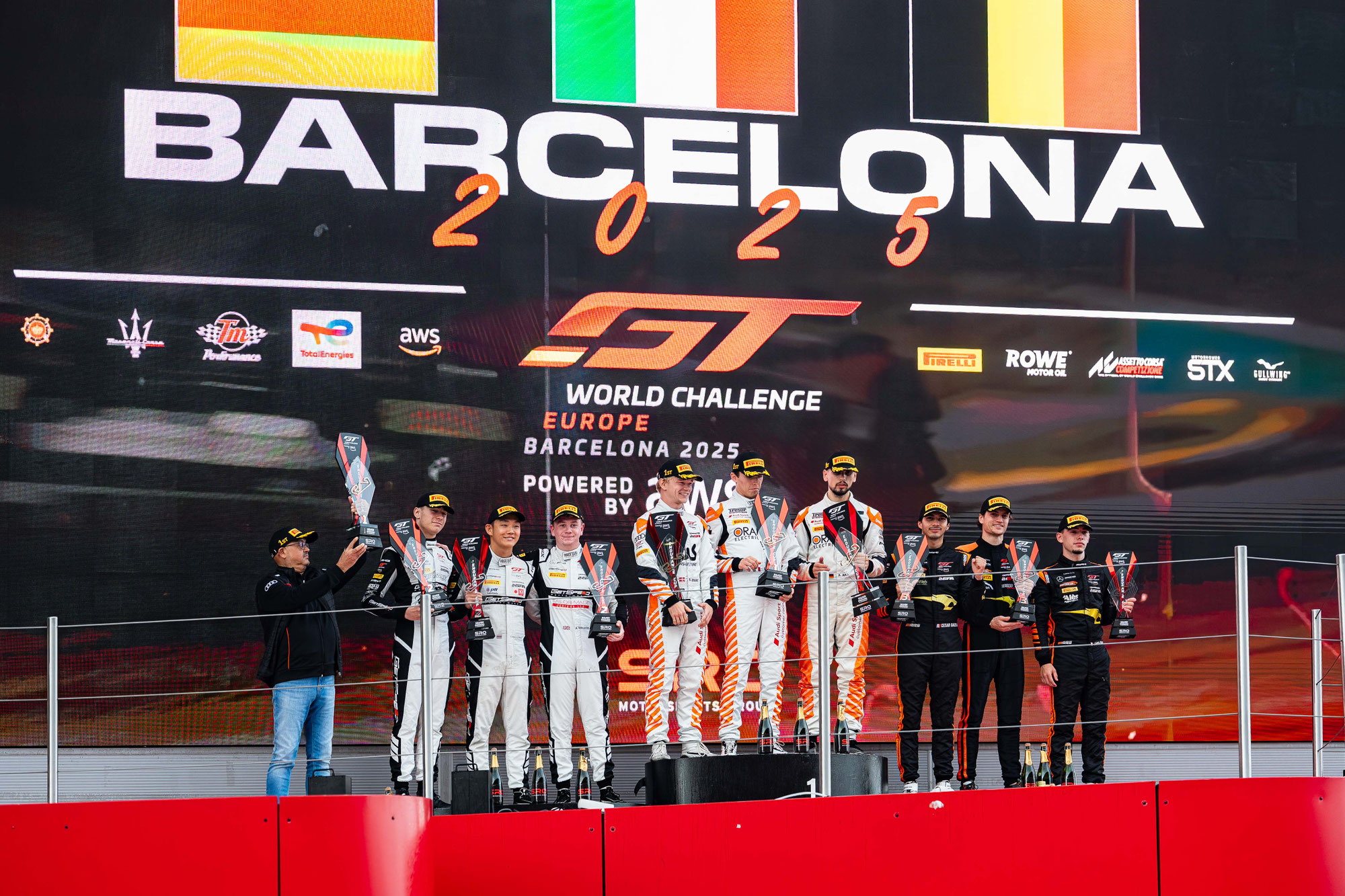 Podium in Barcelona: Erfolgreiches GT World Challenge Europe-Gastspiel von Tom Kalender