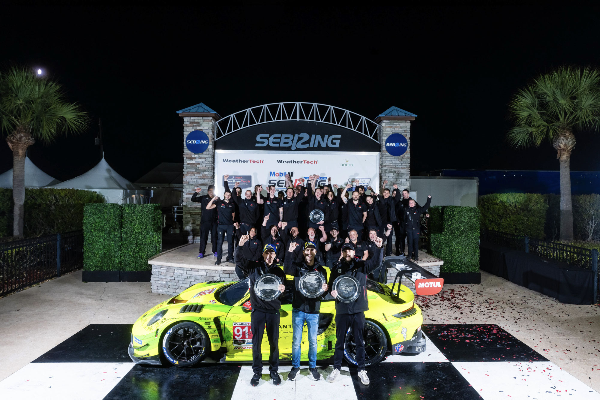 Siegreicher Ersteinsatz von Manthey bei den 12 Stunden von Sebring 2026