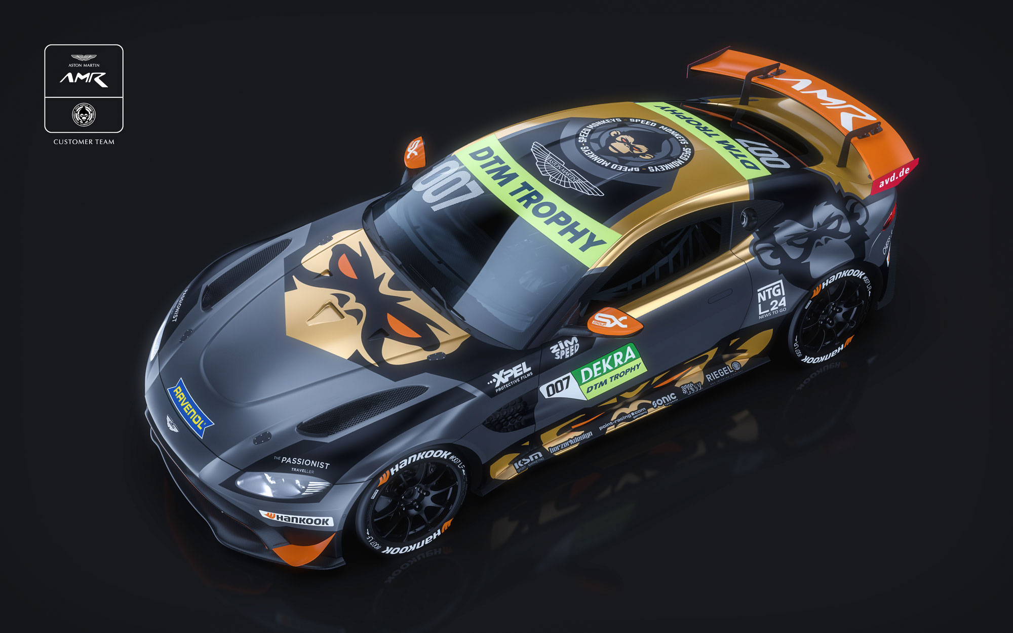 Team Speed Monkeys steigt mit Aston Martin in die DTM Trophy ein