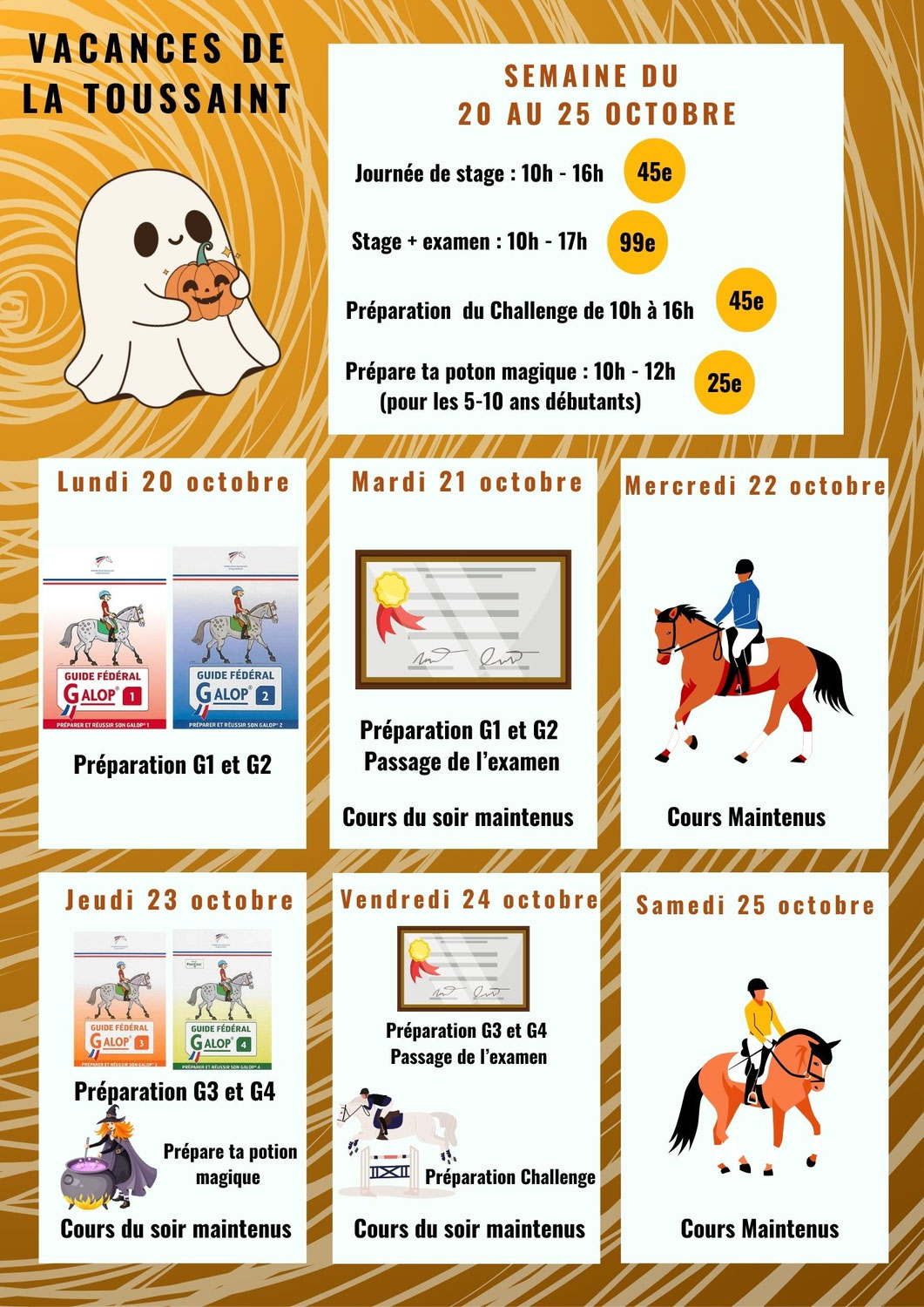 VACANCES DE LA TOUSSAINT