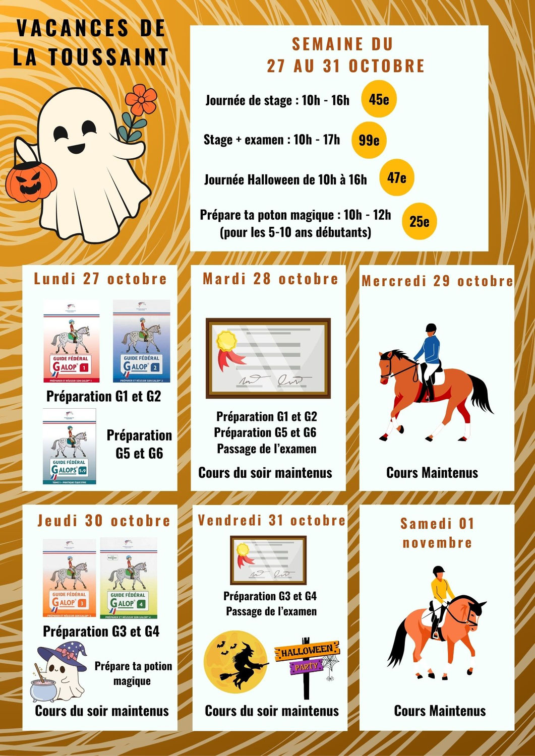 VACANCES DE LA TOUSSAINT