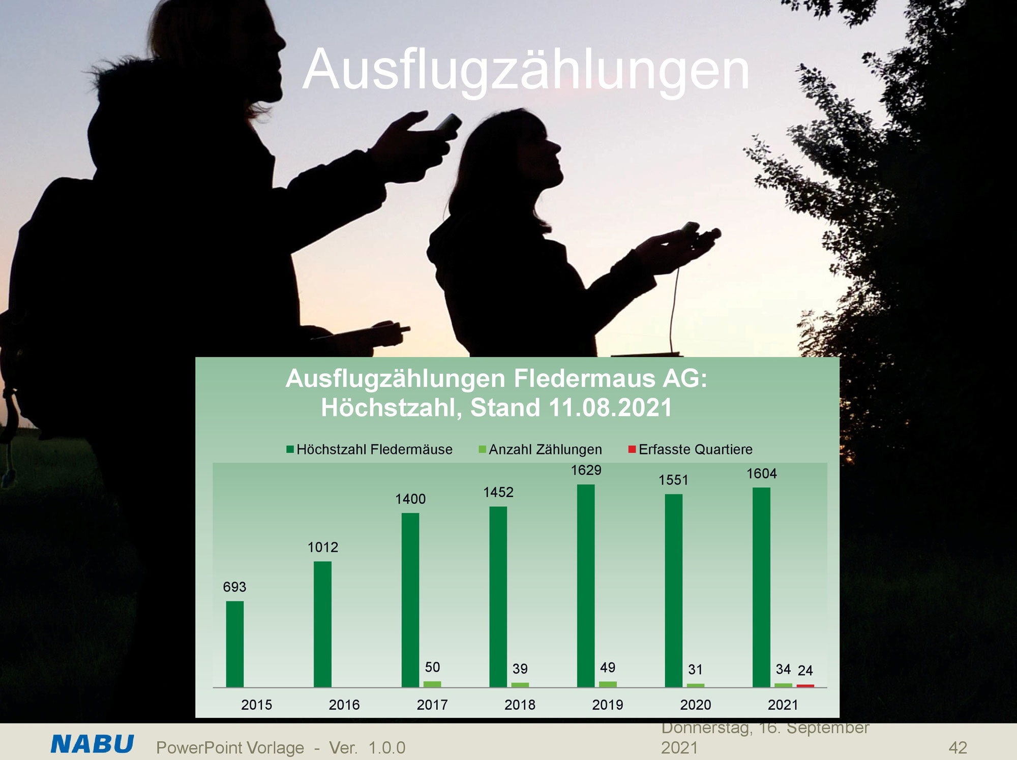 Ausflugszählungen Fledermaus AG