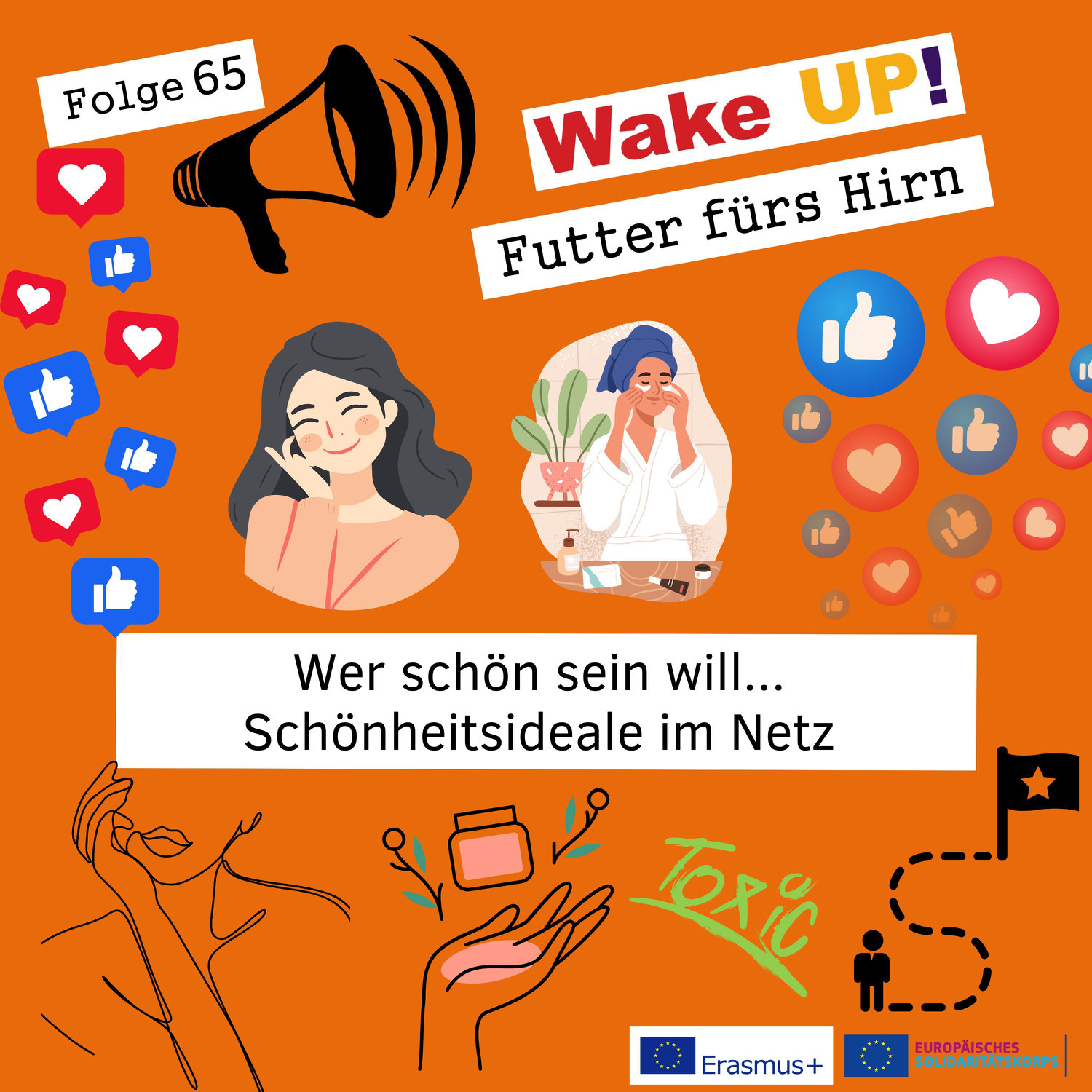 Folge 65 - Wer schön sein will... Schönheitsideale im Netz