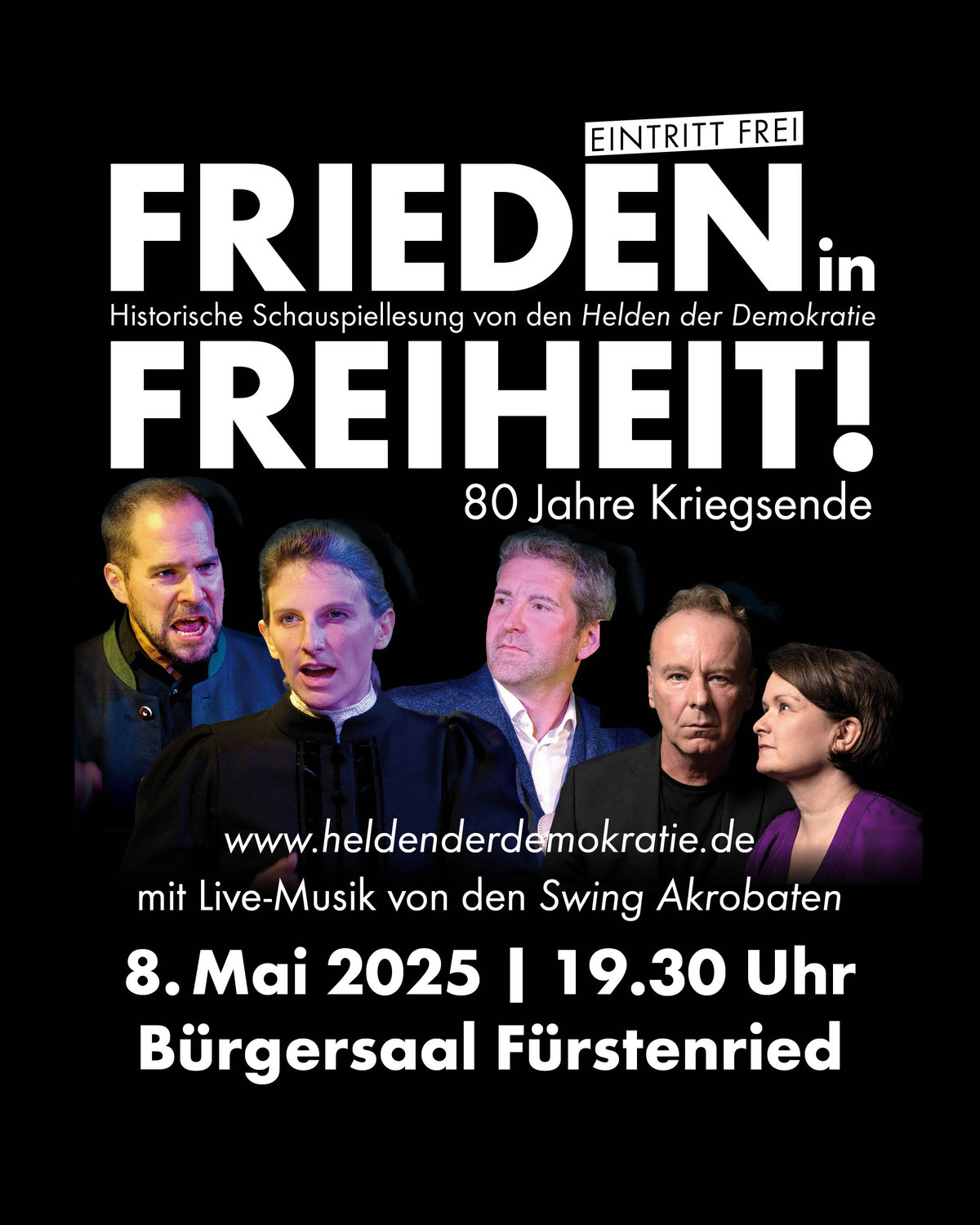 Premiere: neue Schauspiellesung - gefördert von der Stadt München