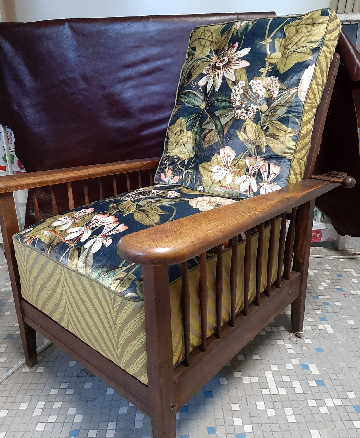 Fauteuil à coussin chaise longue