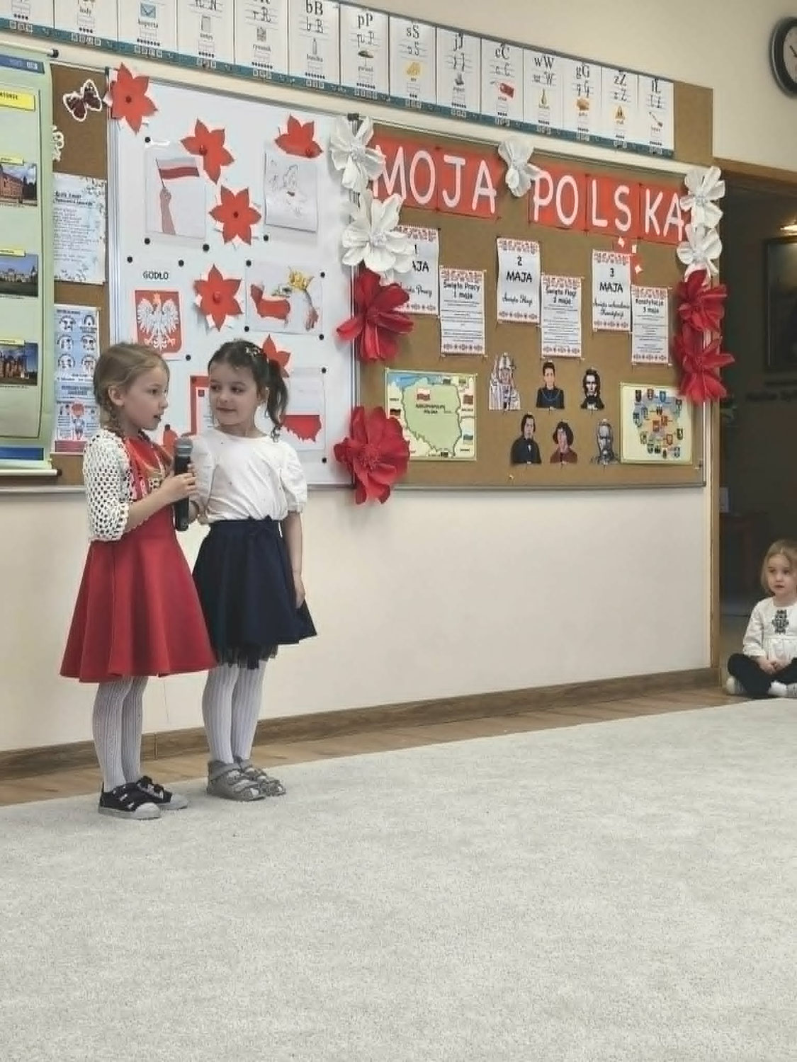 Świętowanie przez przedszkolaków Święta Konstytucji 3 Maja