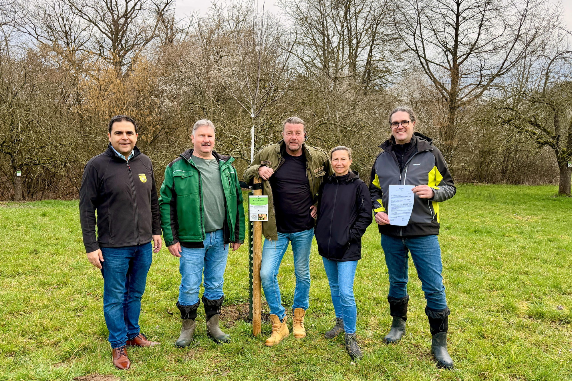 Neuer Pachtvertrag Obstsortengarten 11.03.2026