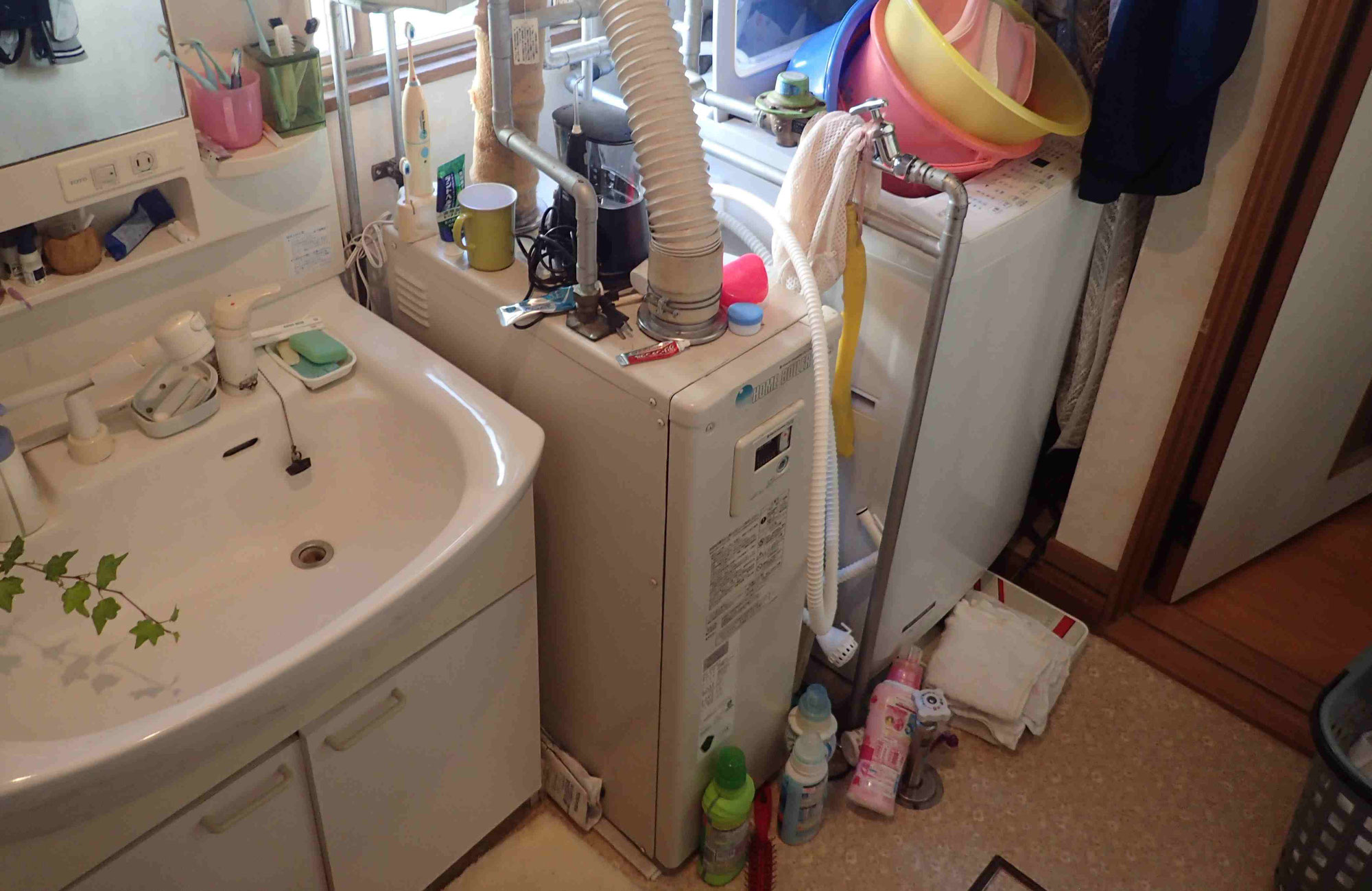 お盆に息子が帰ってくるのでシャワーの水圧を強くしたい・・・