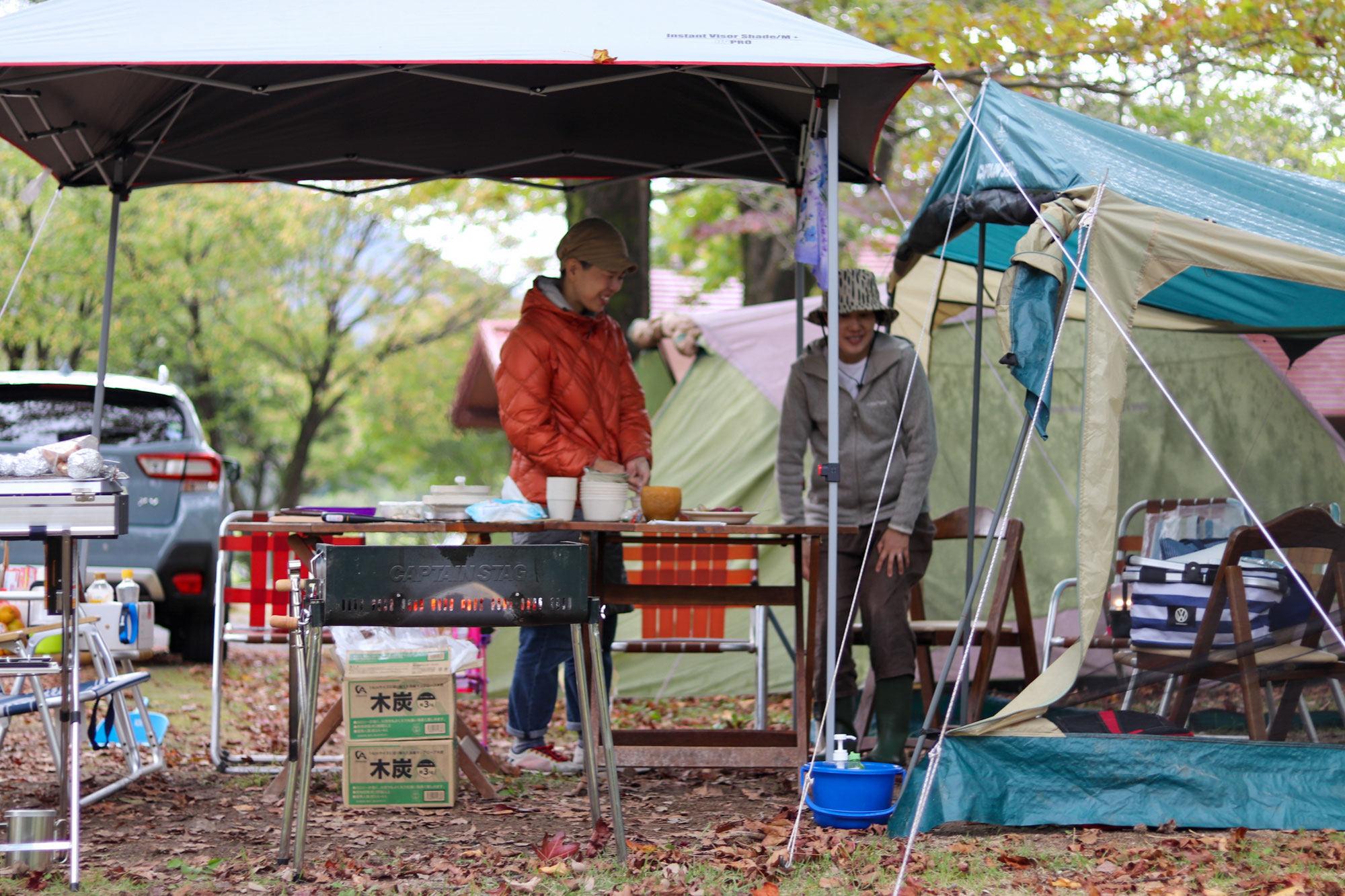 初キャンプ／蒜山高原