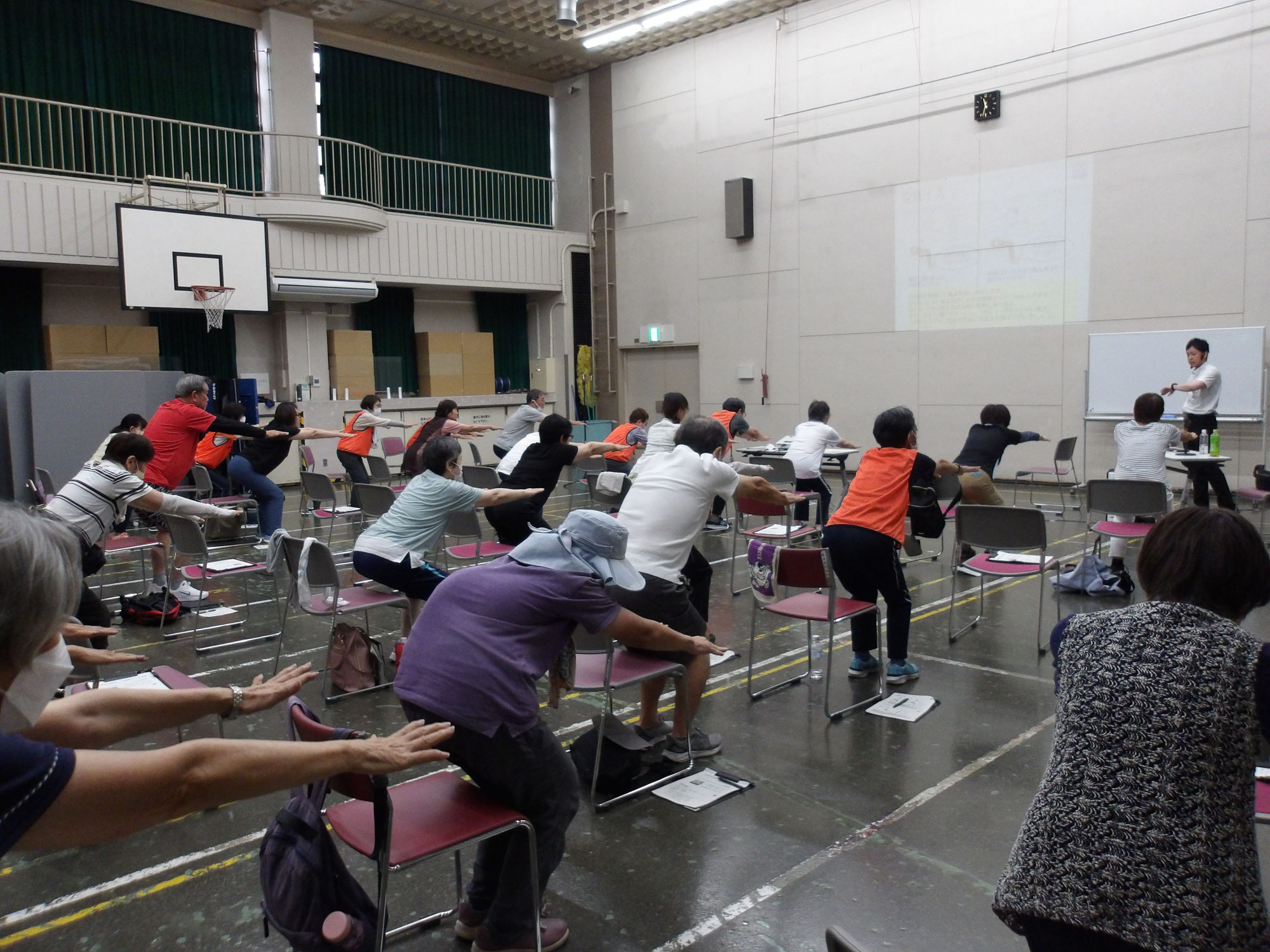 府中町主催のフレイル予防教室に講師として参加しました。