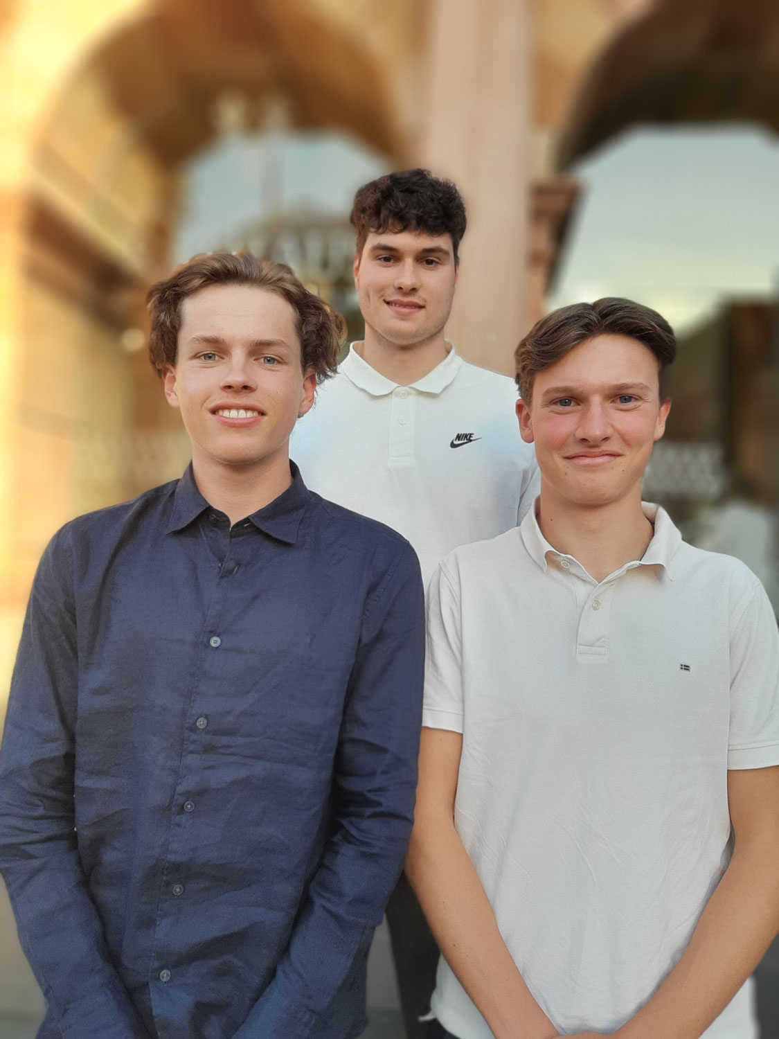 WISPO-Ehrung für Cedric, Henning und Henrik