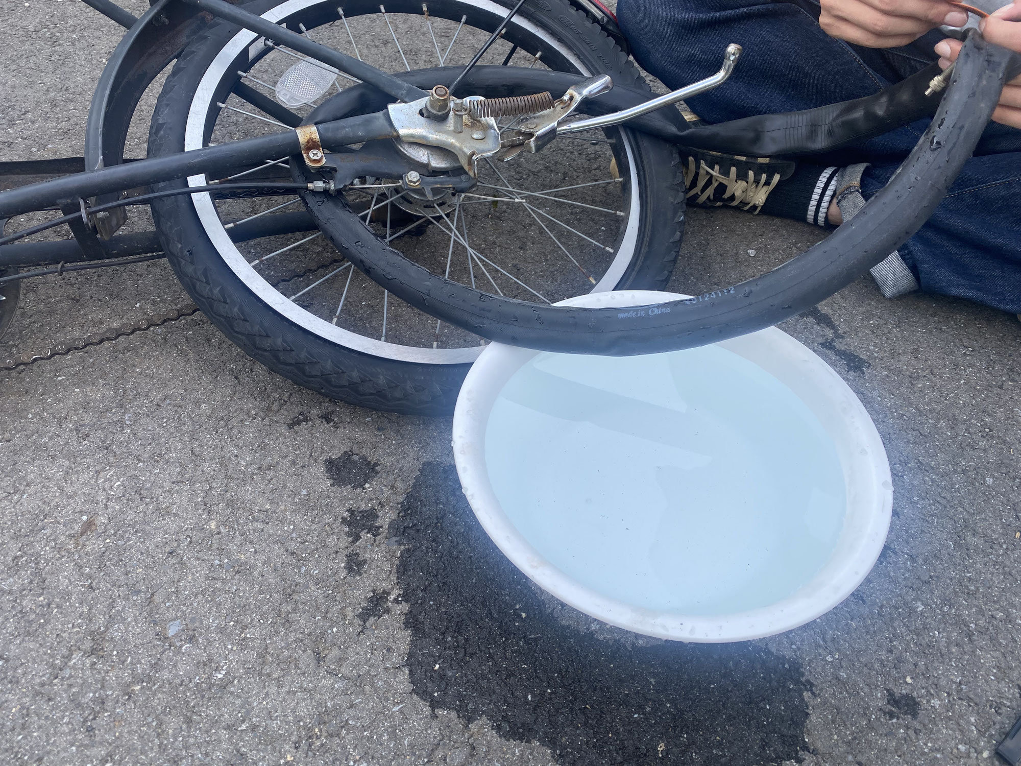 自転車修理