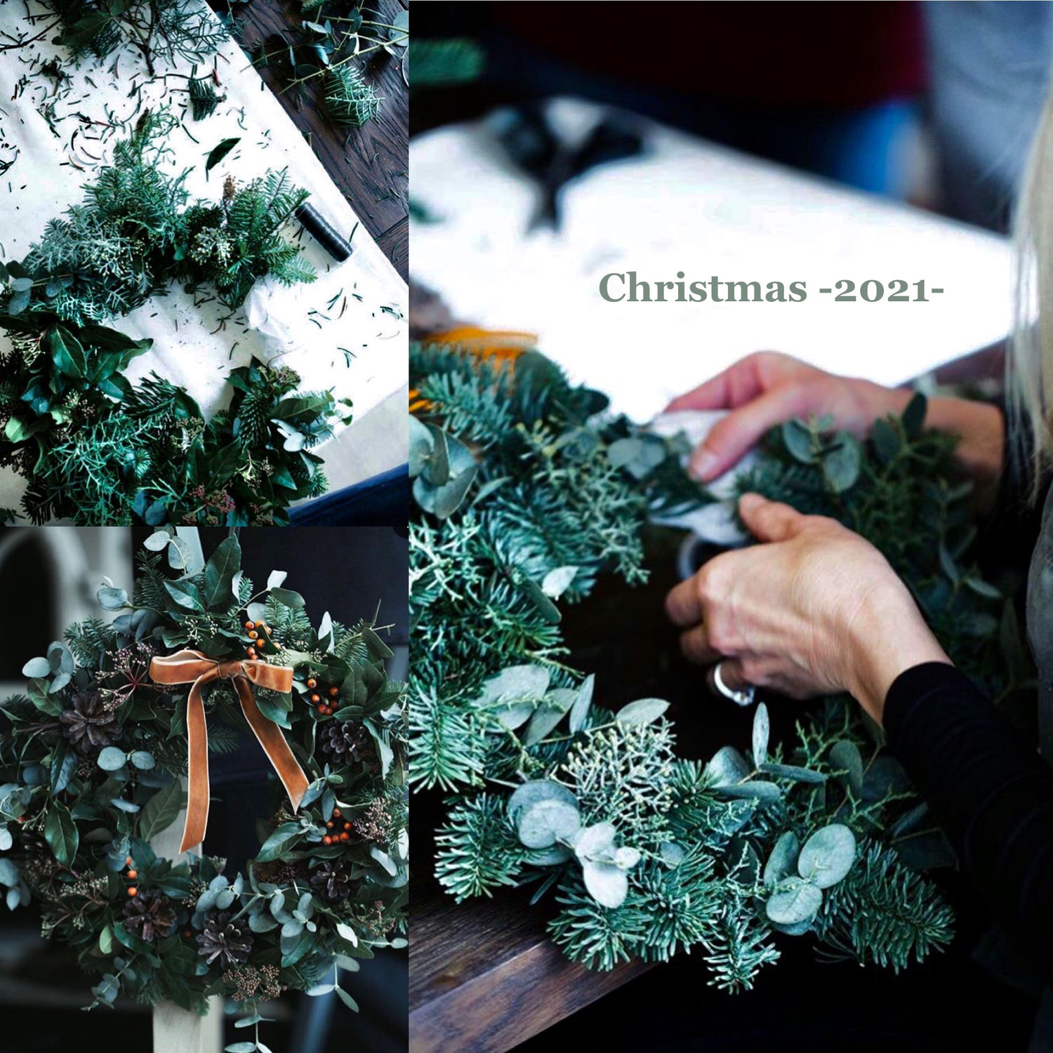 Christmas wreath-making Workshop in Tokyo 2021