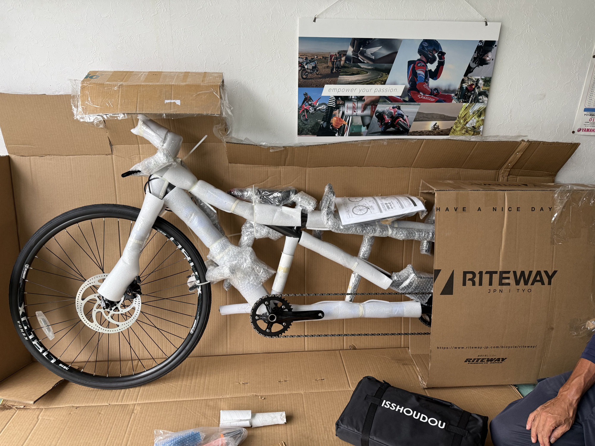 自転車を購入しました！たくさんのご支援ありがとうございました