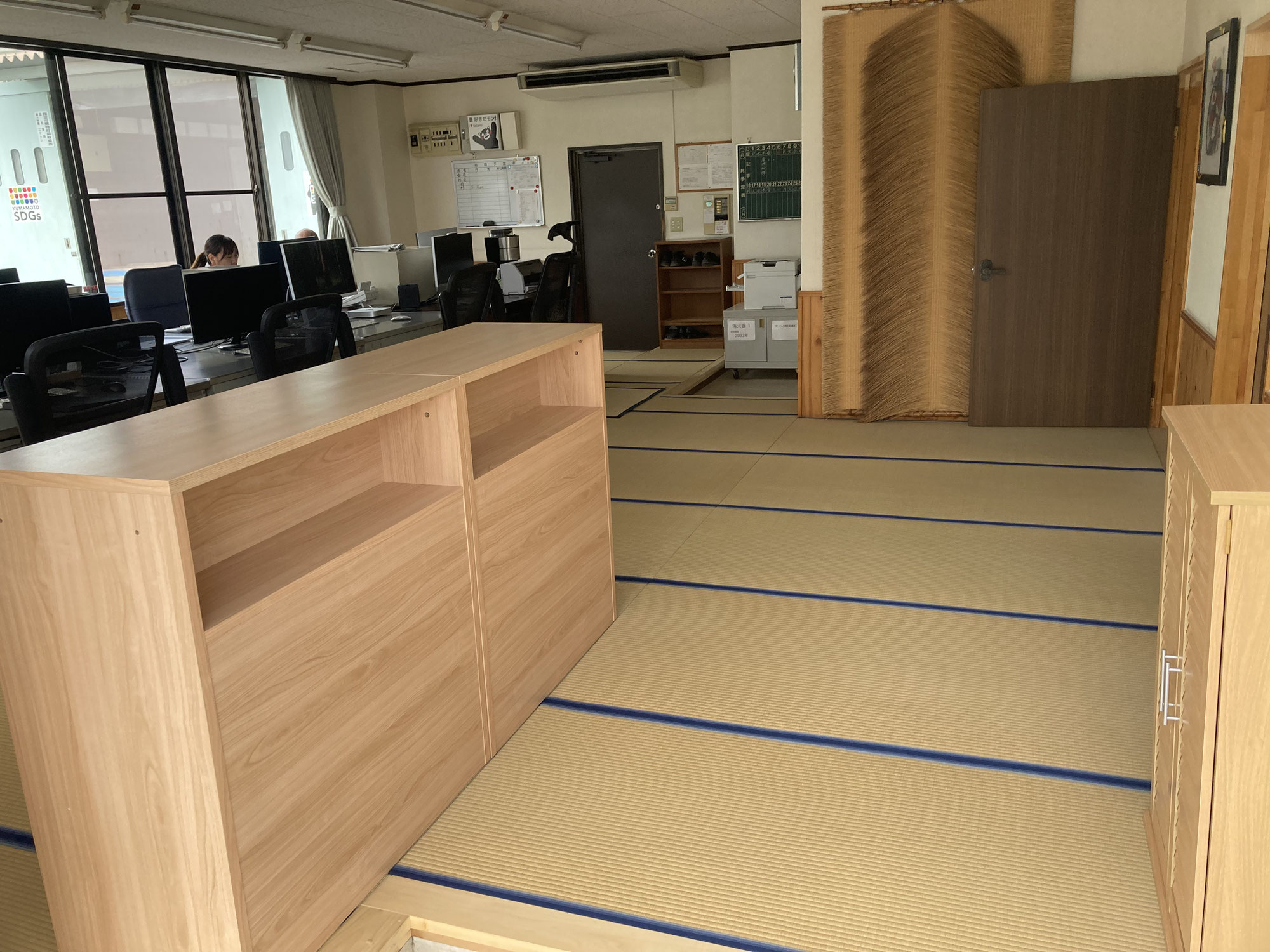 肥後物産通信6月号「畳敷き事務所と応接間の経過報告その1」