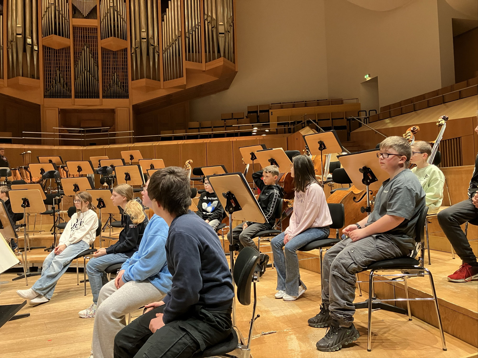 Orchesterstühle statt Schulbänke