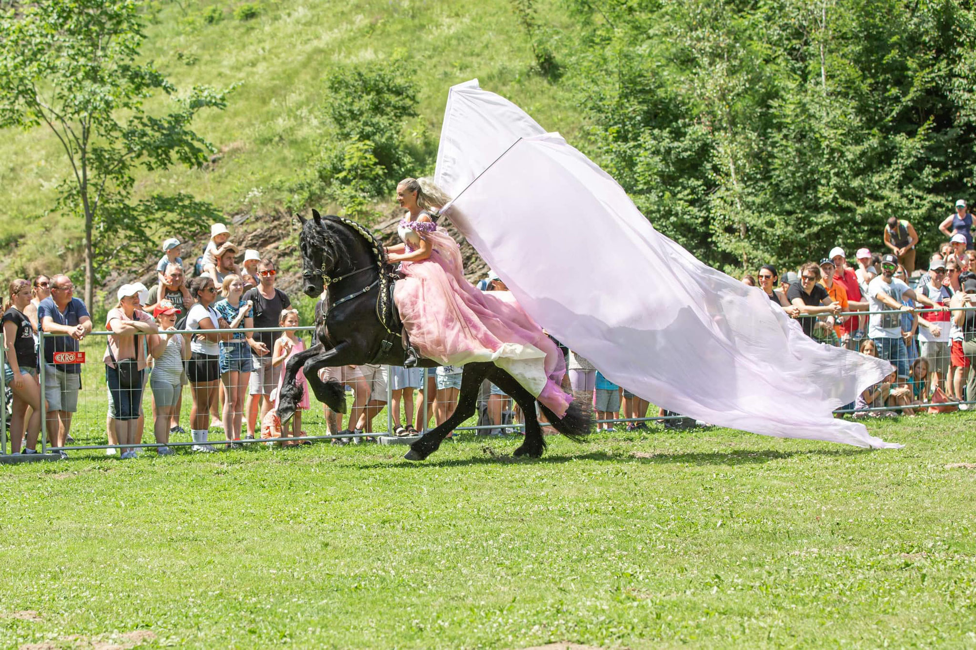 Grandioser Showauftritt im Gartenschloss Herberstein