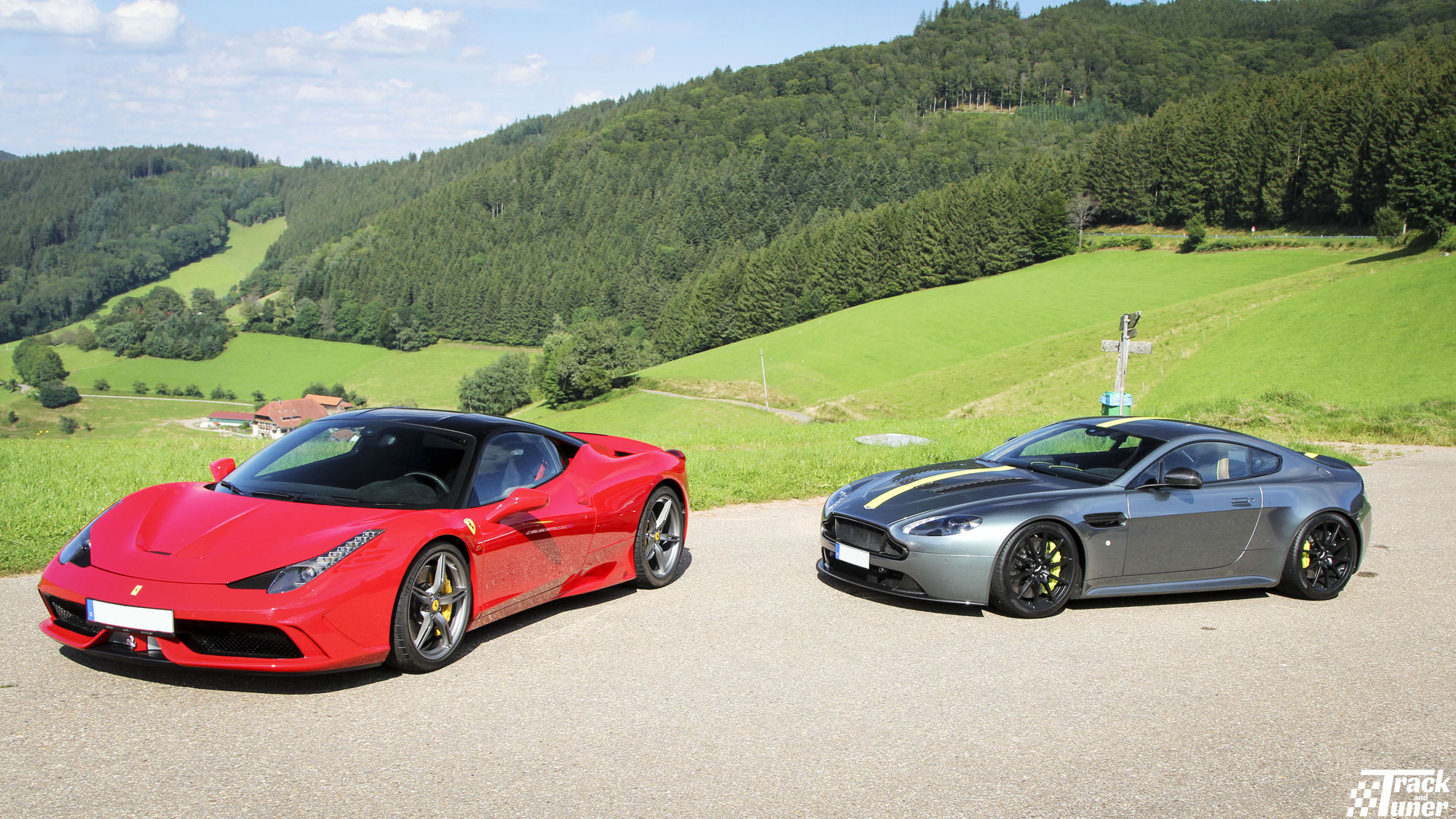 WeDRIVE: Magic in the mountains - Ferrari 458 speciale vs Aston Martin V12